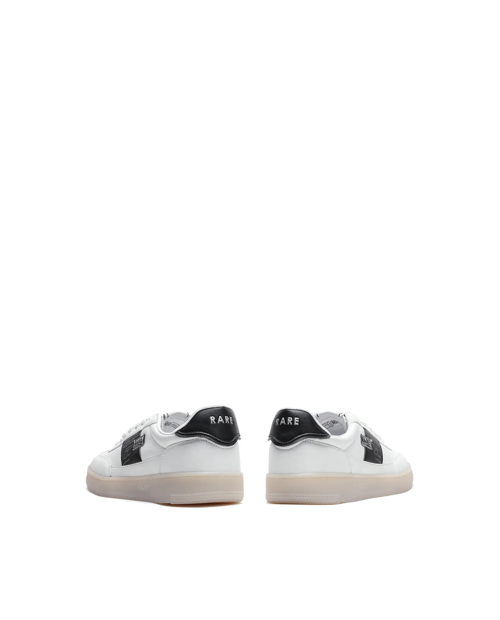 Rare Rabbit Men's Sirius 86 White Micro Leather Sneaker