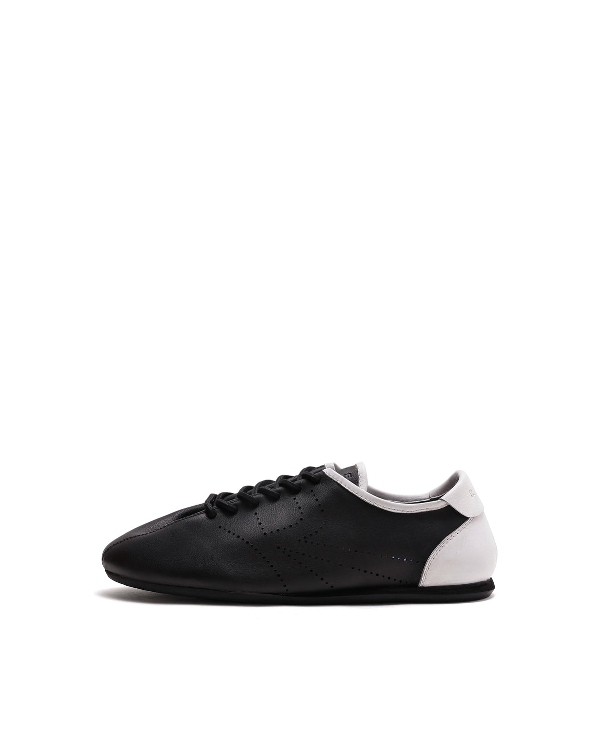 Rarez Men's Skin 2.0 Primary Black Leather Regular Sneaker