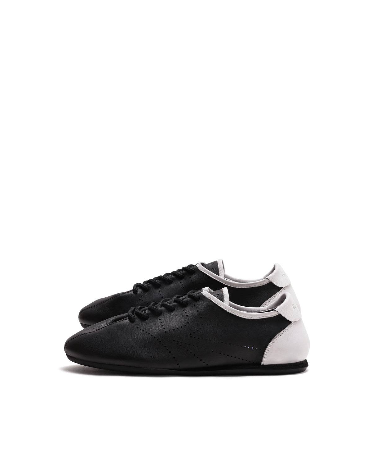 Rarez Men's Skin 2.0 Primary Black Leather Regular Sneaker