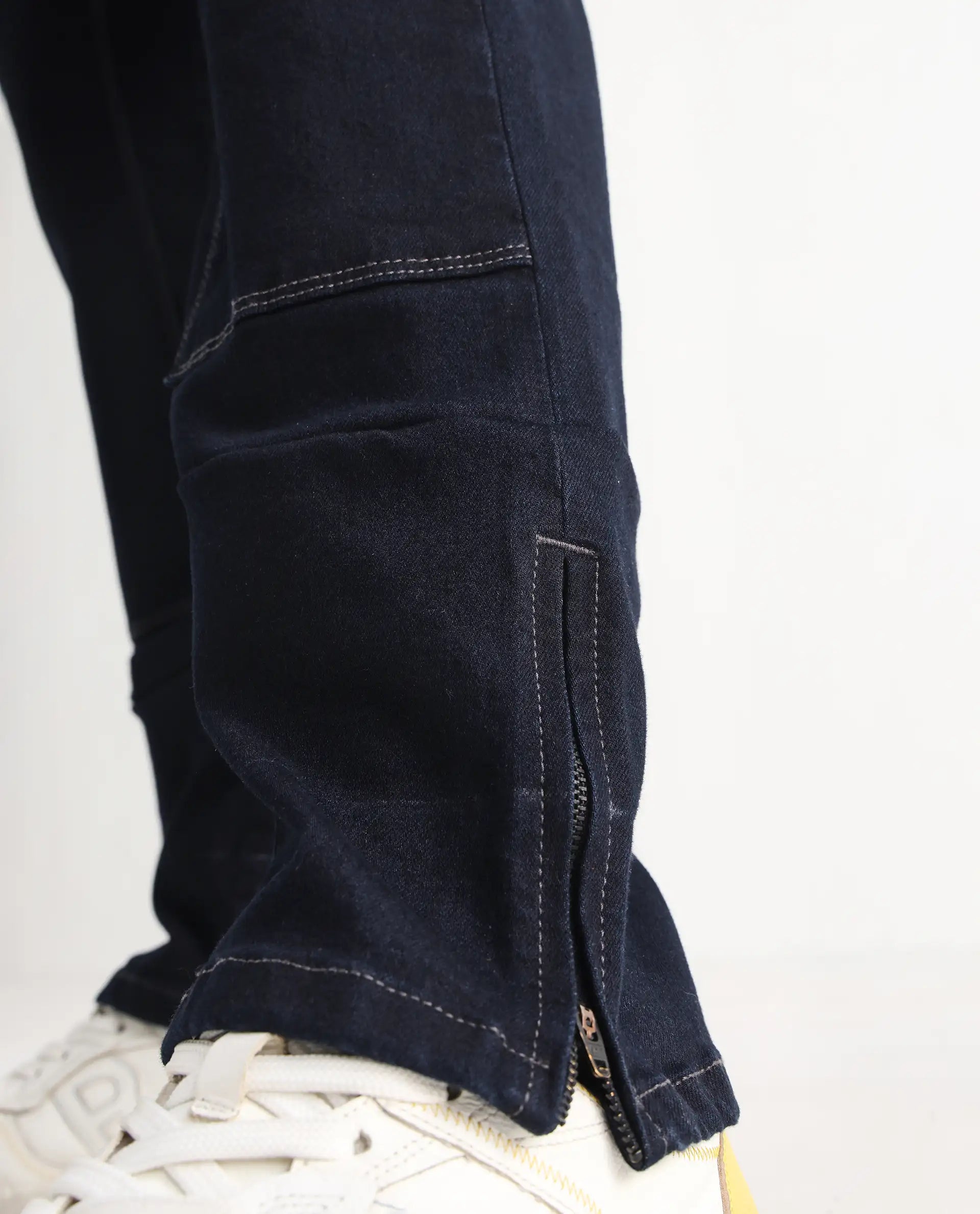 Rare Rabbit Men's Slava Blue Tencel Plain Morris Regular Fit Jeans