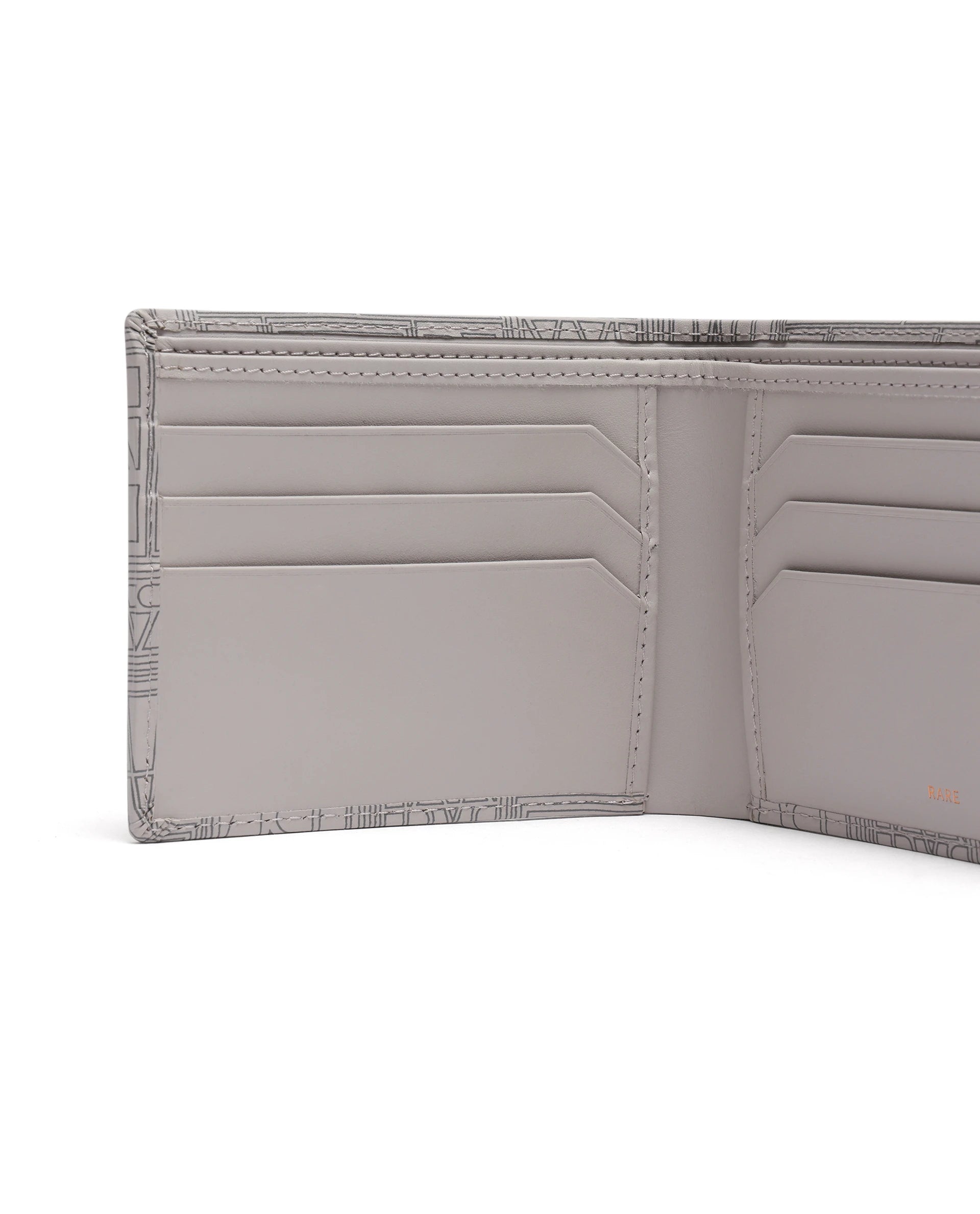 Rare Rabbit Men Snap Off White Leather Wallet