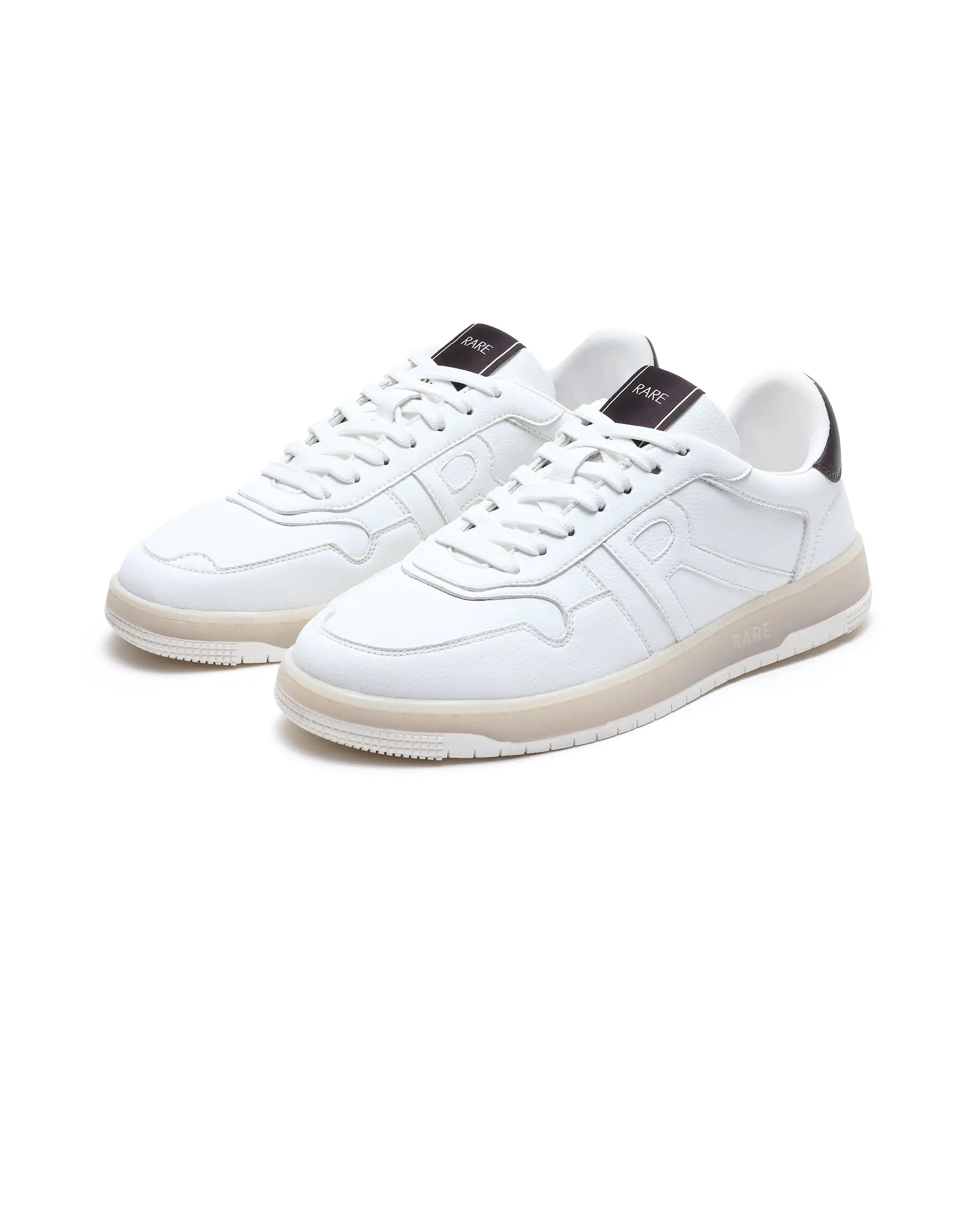 Rare Rabbit Men's Solara Dark Coffee Brown Micro Fiber Lace-Up Closure Sneaker