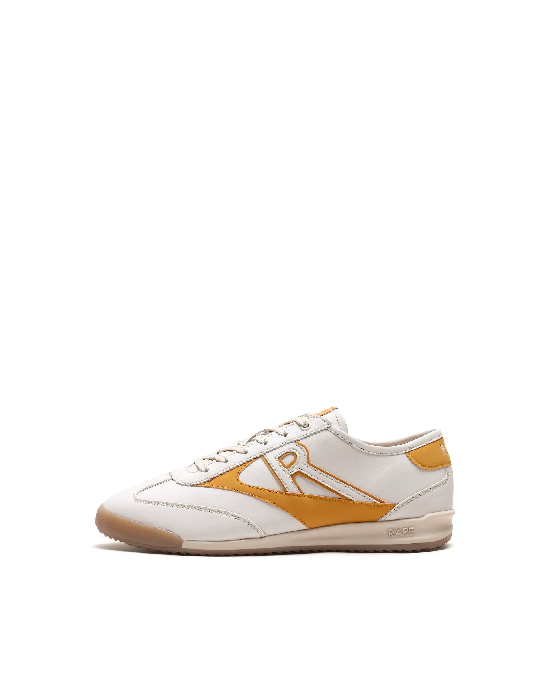 Rare Rabbit Men's Sozo Beige Micro Fiber Leather Sneaker