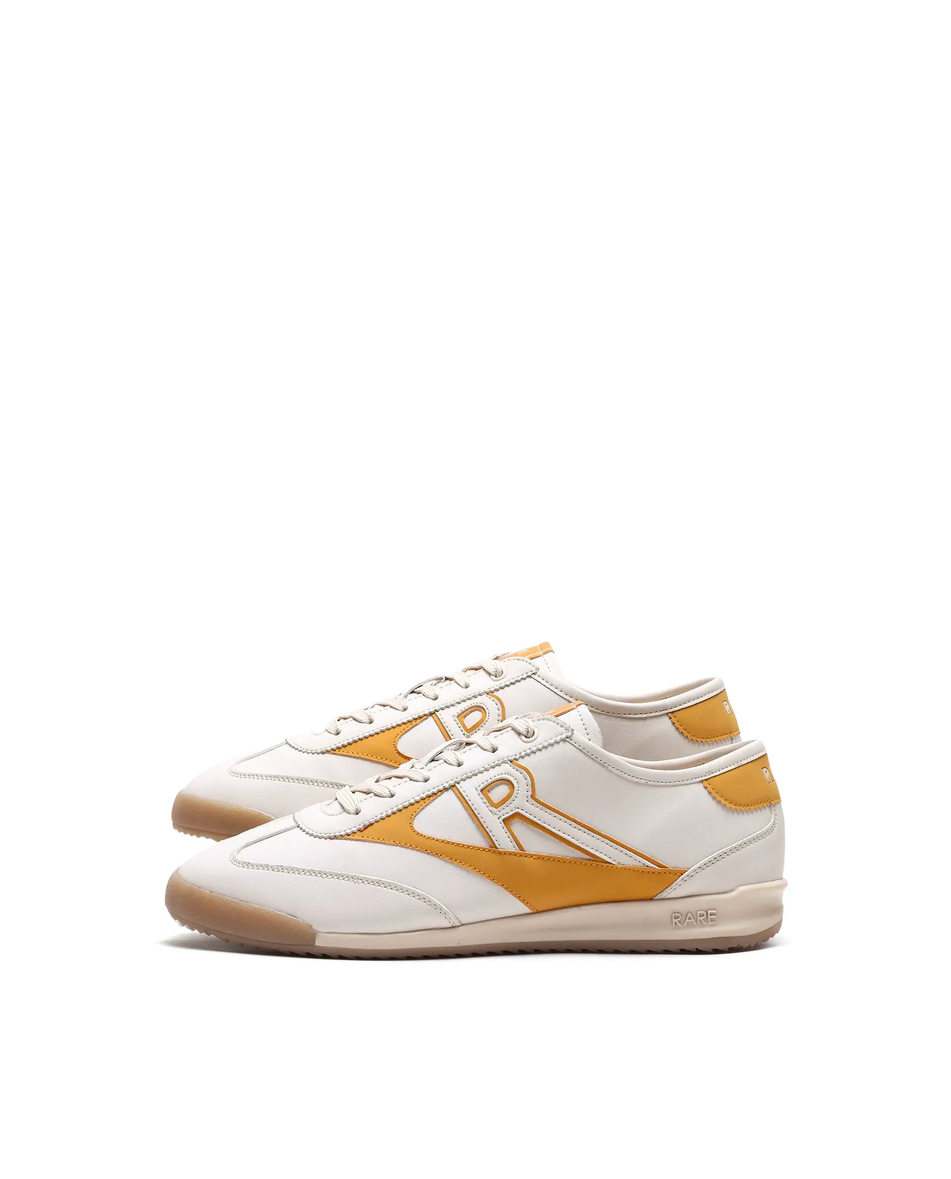 Rare Rabbit Men's Sozo Beige Micro Fiber Leather Sneaker