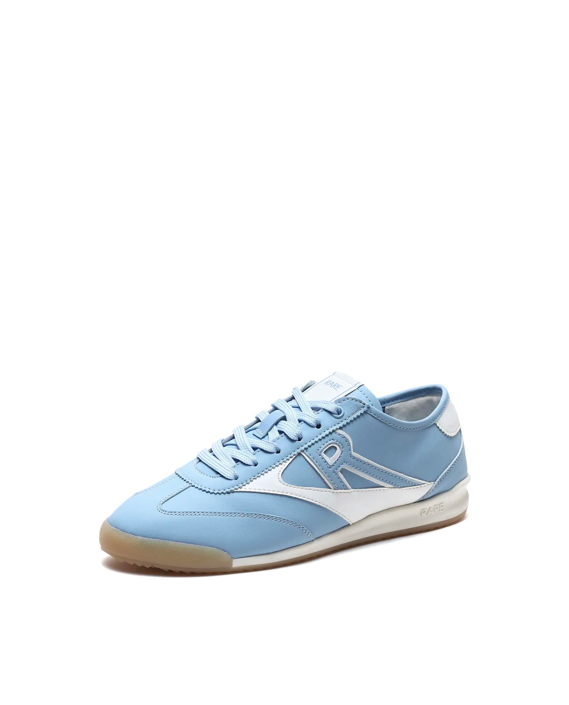 Rare Rabbit Men's Sozo Blue Micro Fiber Leather Sneaker