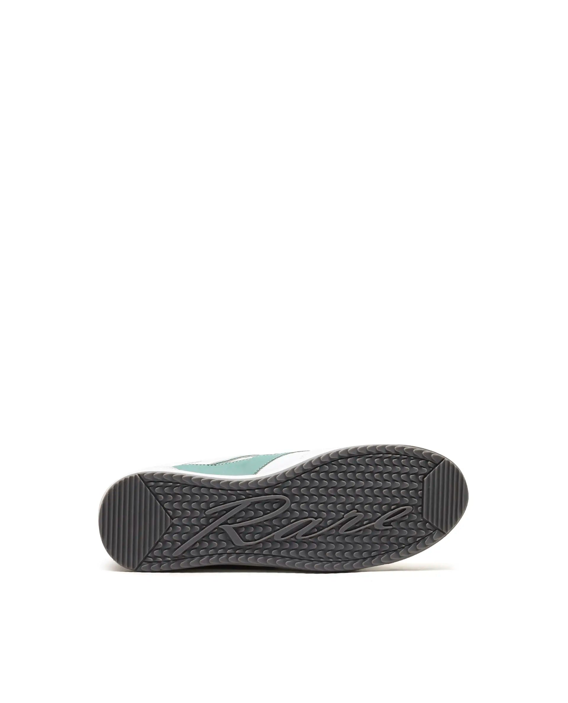 Rare Rabbit Men's Sozo Green Micro Fiber Leather Sneaker