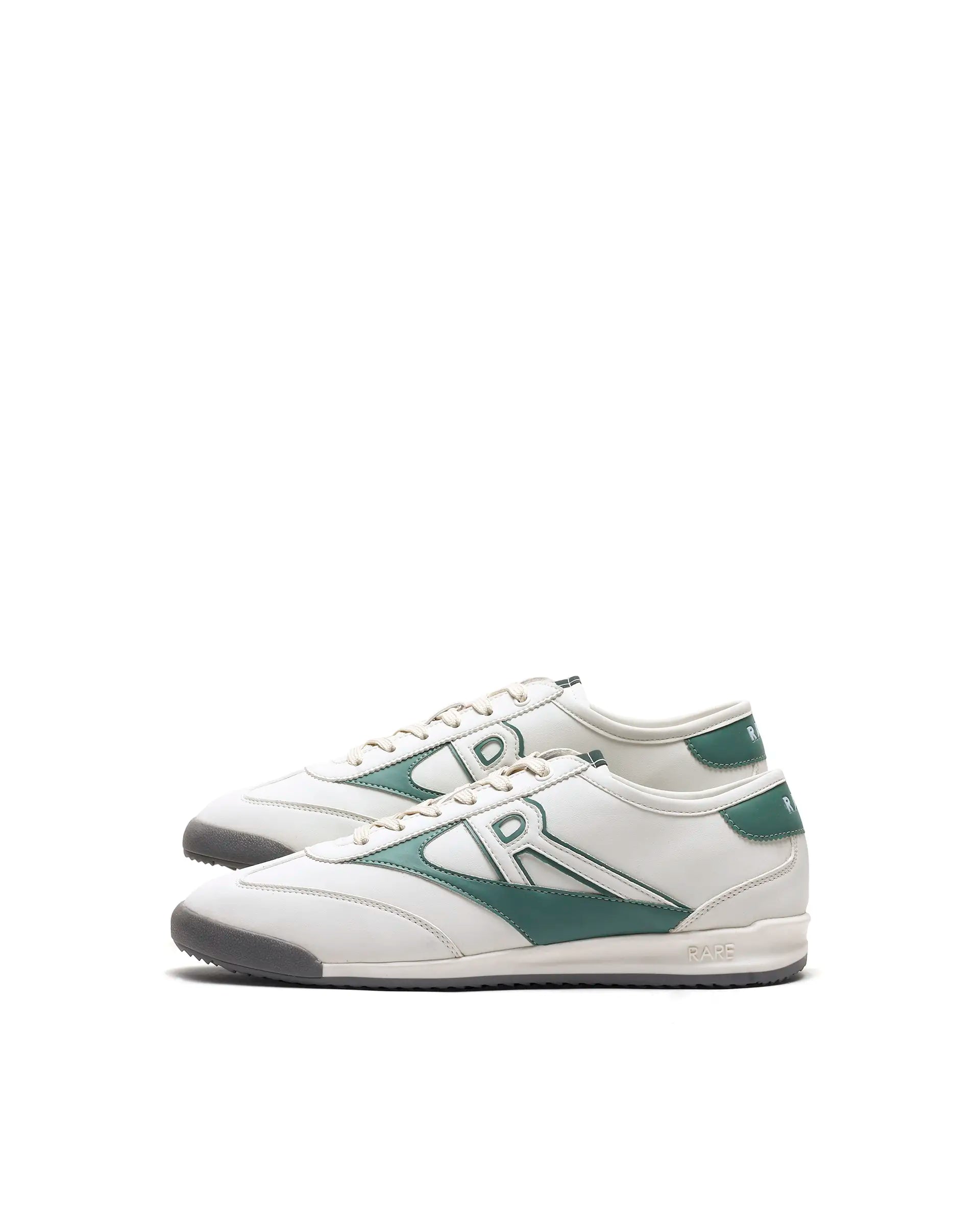 Rare Rabbit Men's Sozo Green Micro Fiber Leather Sneaker