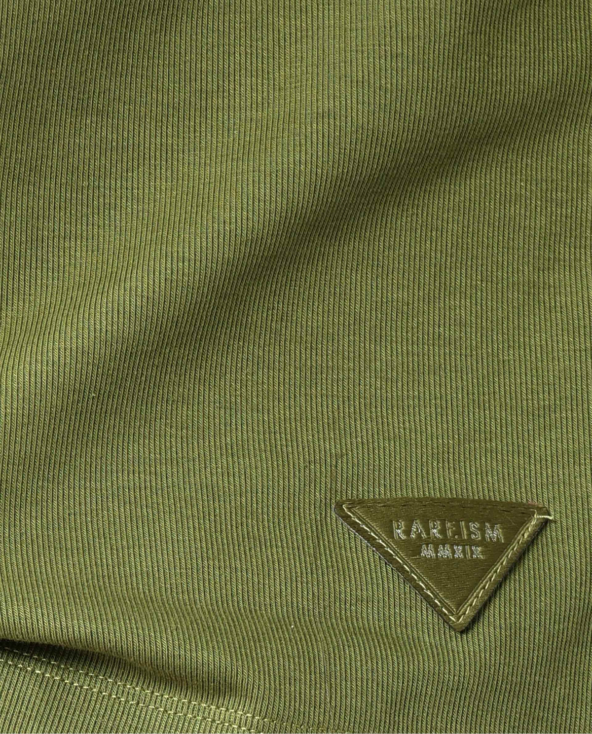 Rareism Women Spinny Olive T-Shirt Full Sleeves