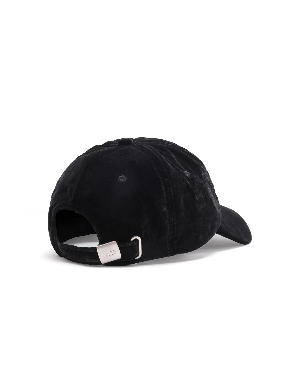 Rare Rabbit Men's Suev Black Polyester Regular Embroidered Cap