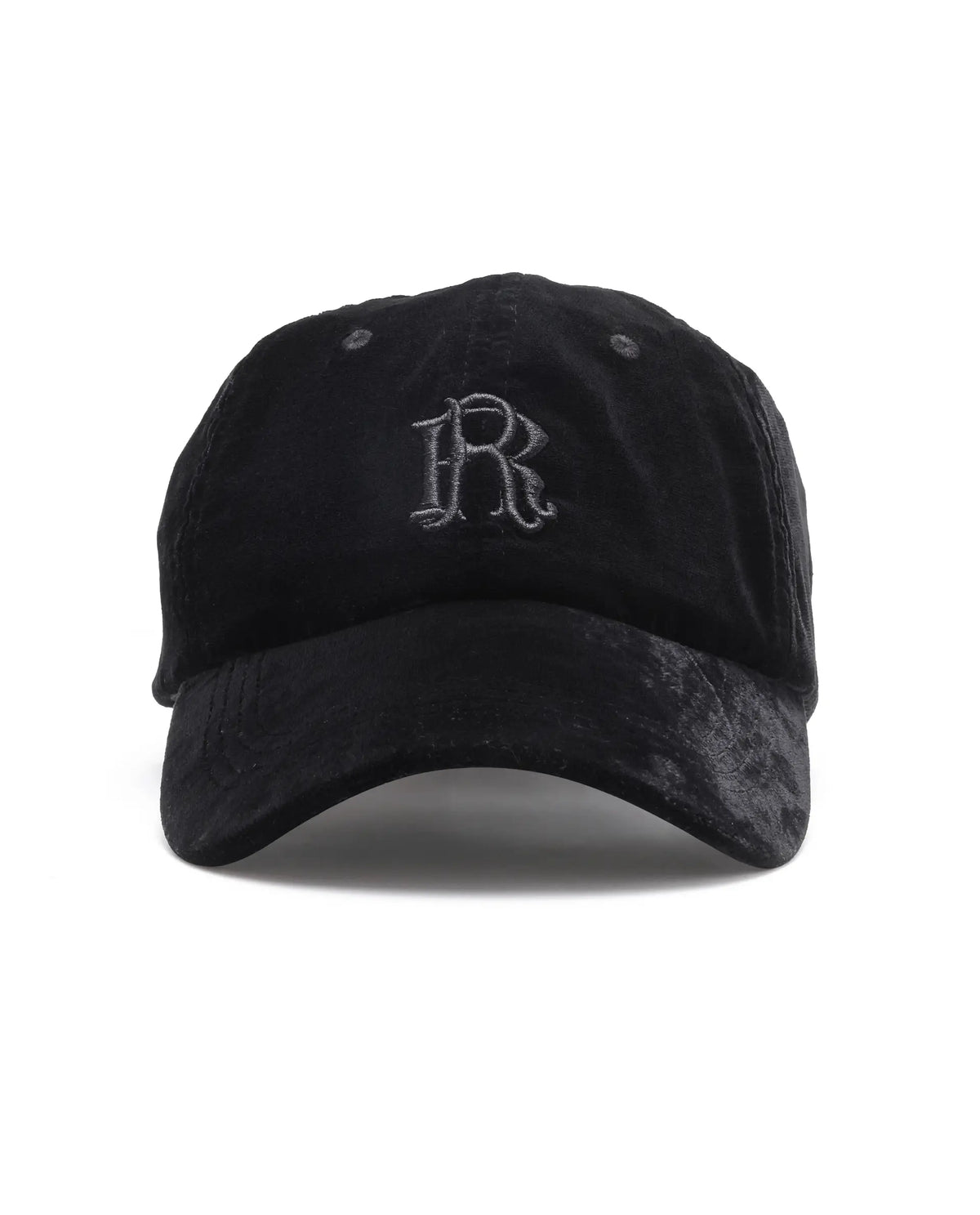 Rare Rabbit Men's Suev Black Polyester Regular Embroidered Cap