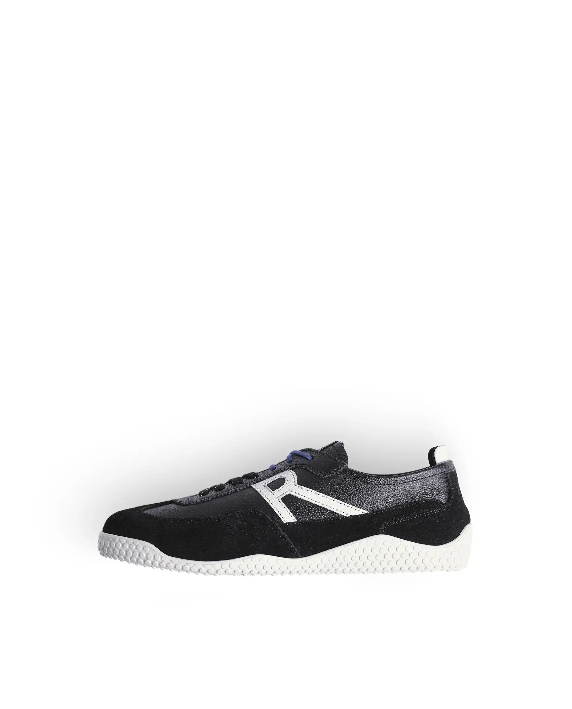 Rarez Men's Sugoi Membo Primary Black/White Leather Regular Sneaker