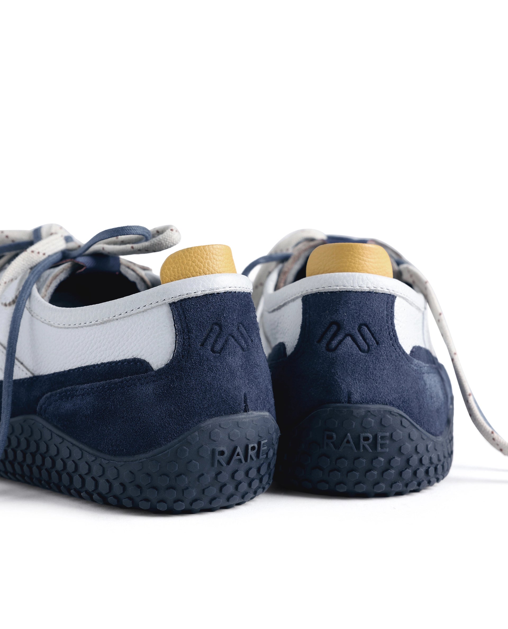Rarez Men's Sugoi Membo Dark Blue Leather Regular Sneaker