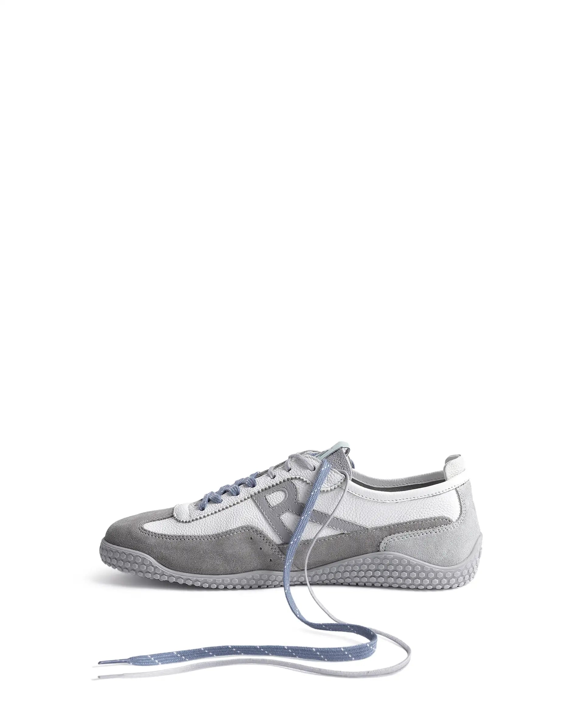 Rarez Men's Sugoi Membo Primary Grey/Sage Leather Regular Sneaker