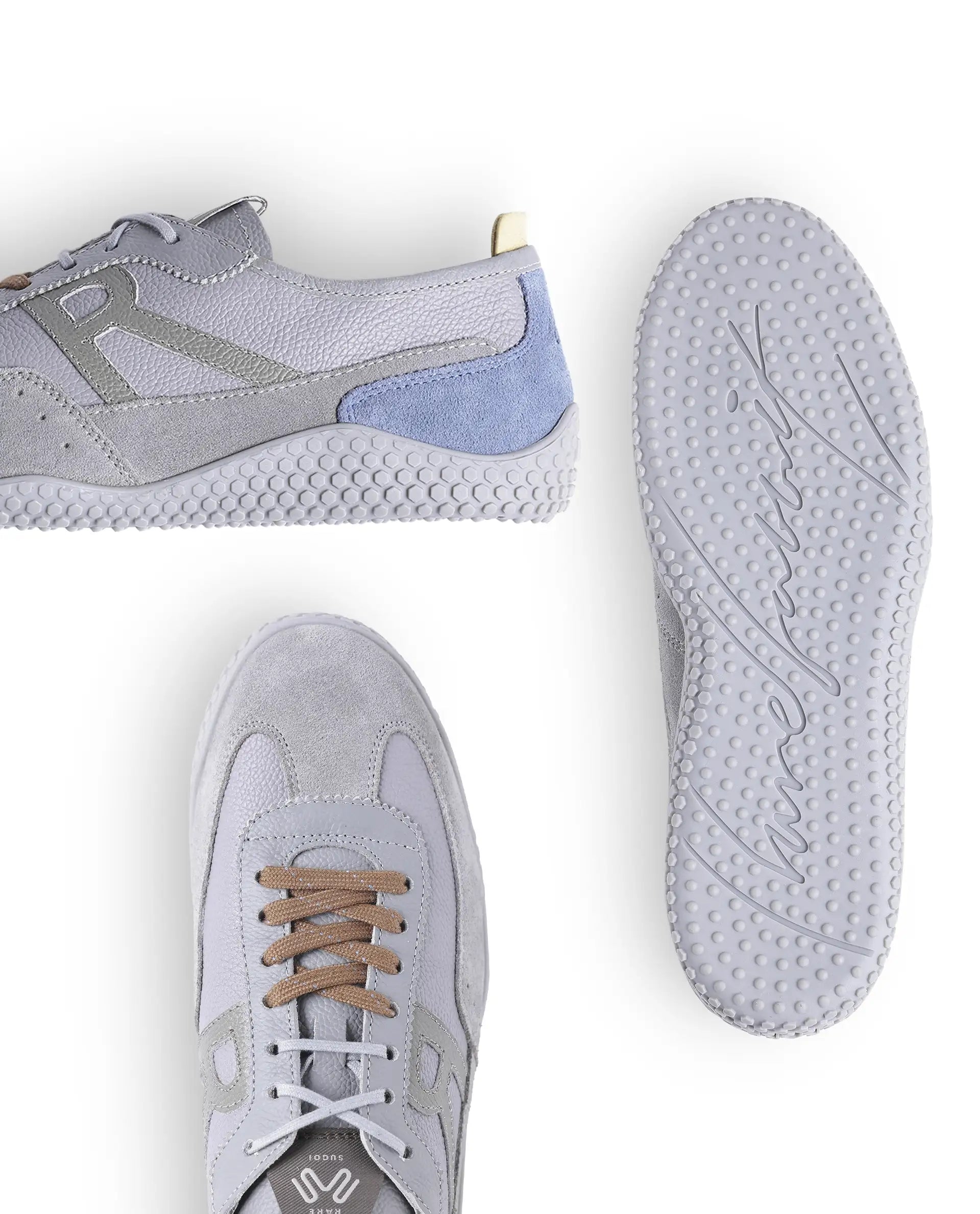 Rarez Men's Sugoi Membo Primary Lilac Leather Regular Sneaker