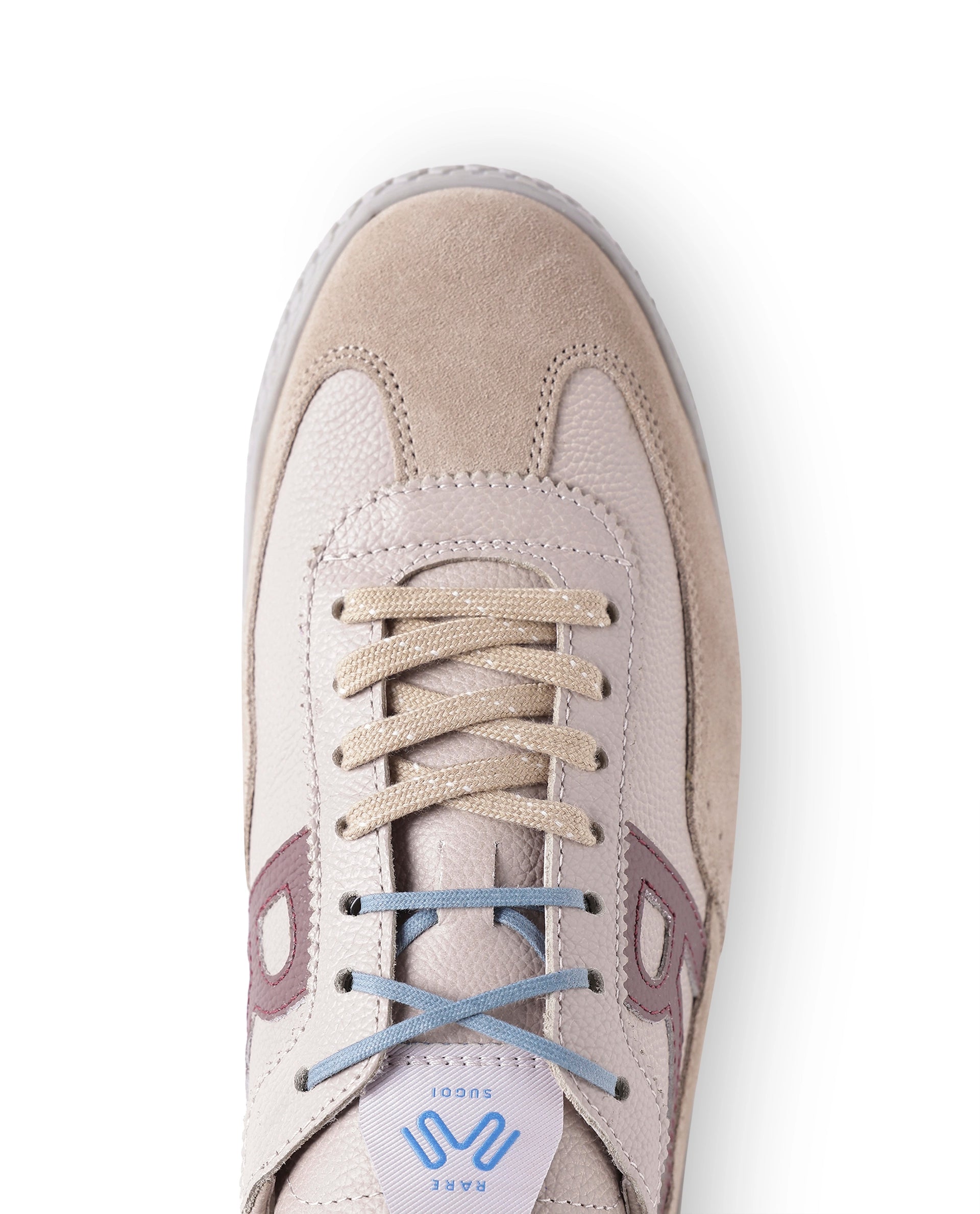 Rarez Men's Sugoi Membo Light Texas Pink Leather Regular Sneaker