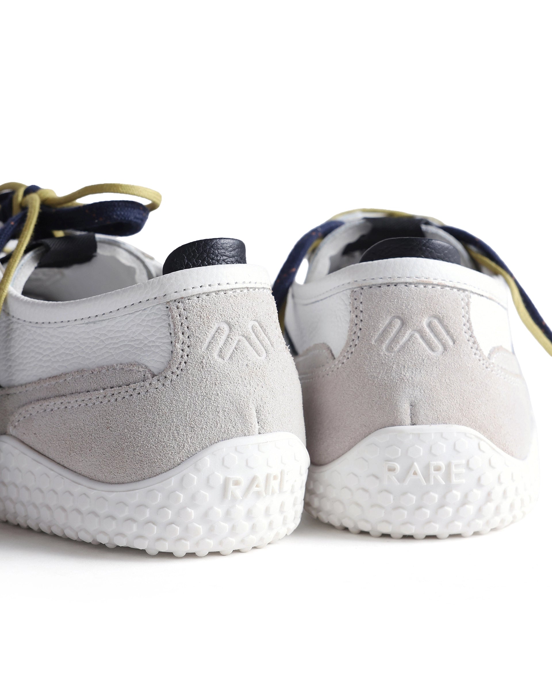 Rarez Men's Sugoi Membo Primary White/Black Leather Regular Sneaker