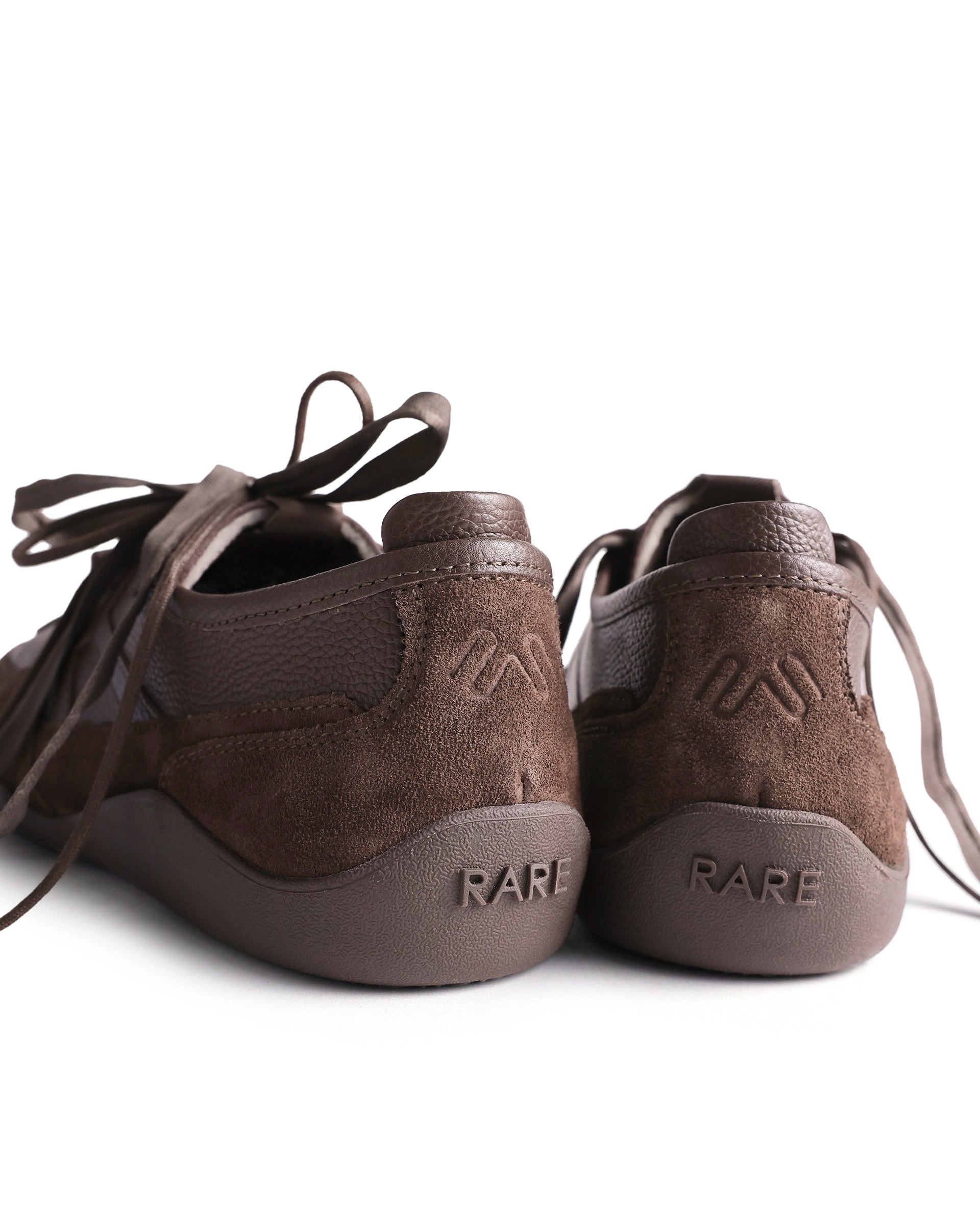 Rarez Men's Sugoi Still Primary Brown Leather Regular Sneaker