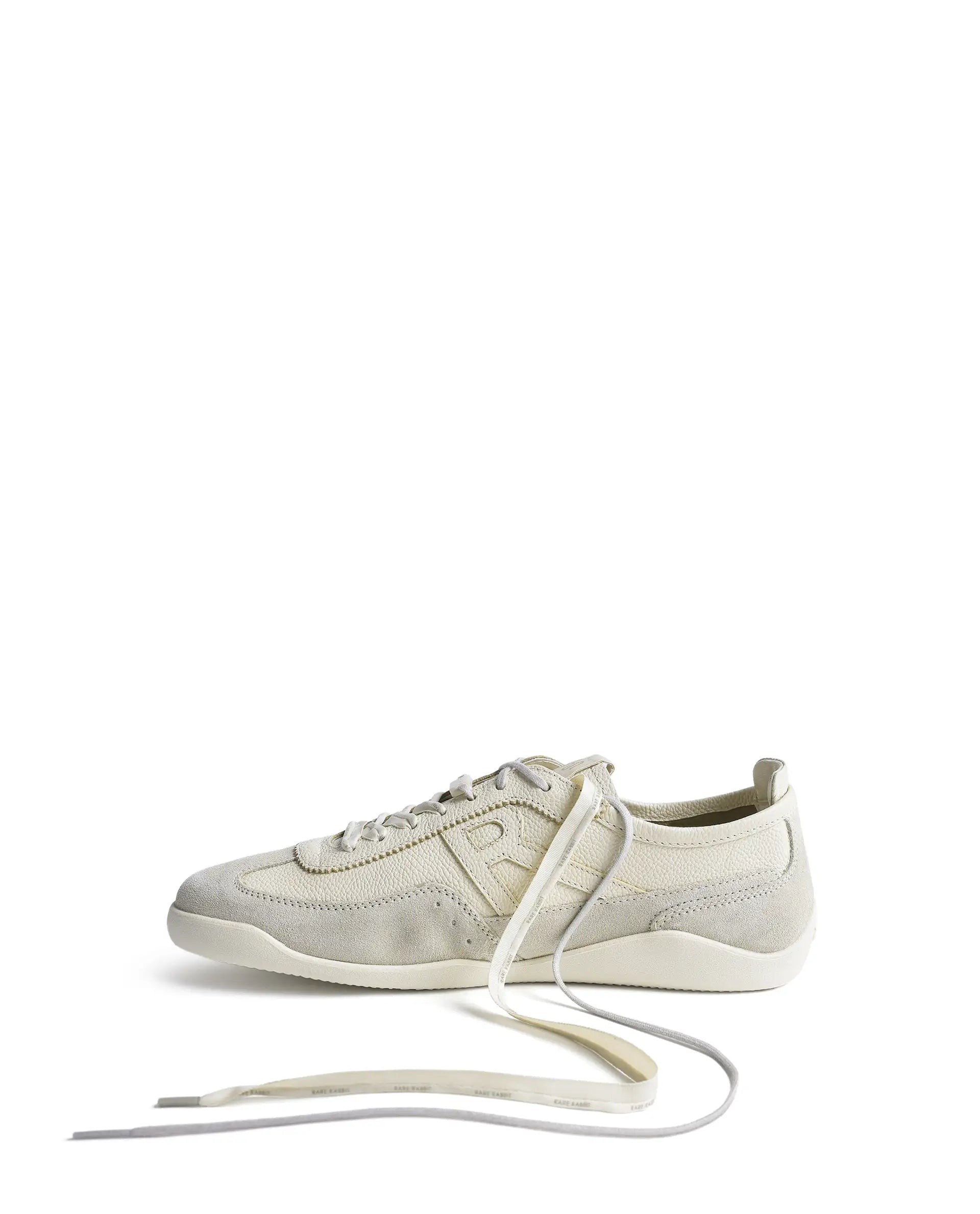 Rarez Men's Sugoi Still Light Butter Ecru Leather Regular Sneaker
