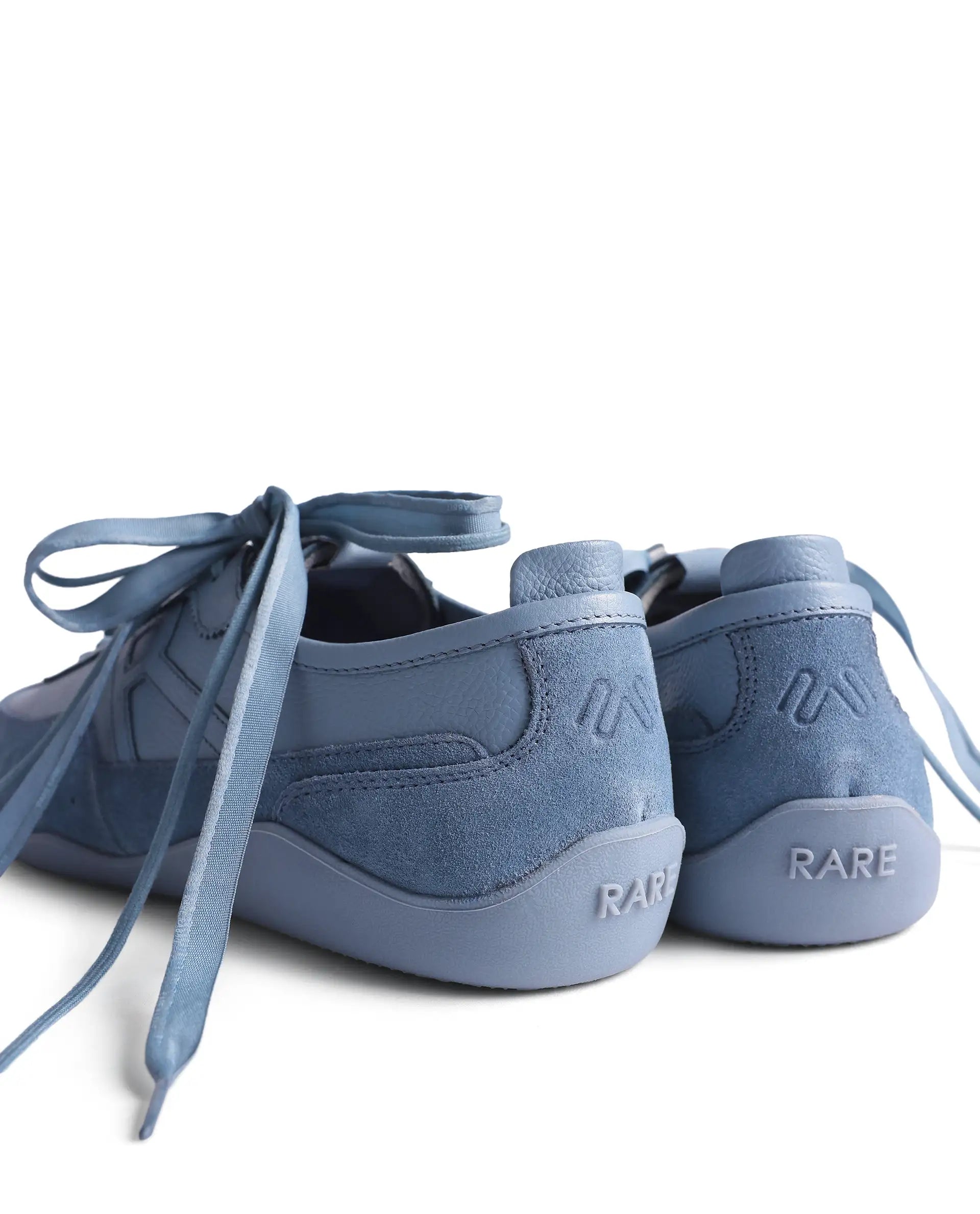 Rarez Men's Sugoi Still Primary Cobalt Leather Regular Sneaker