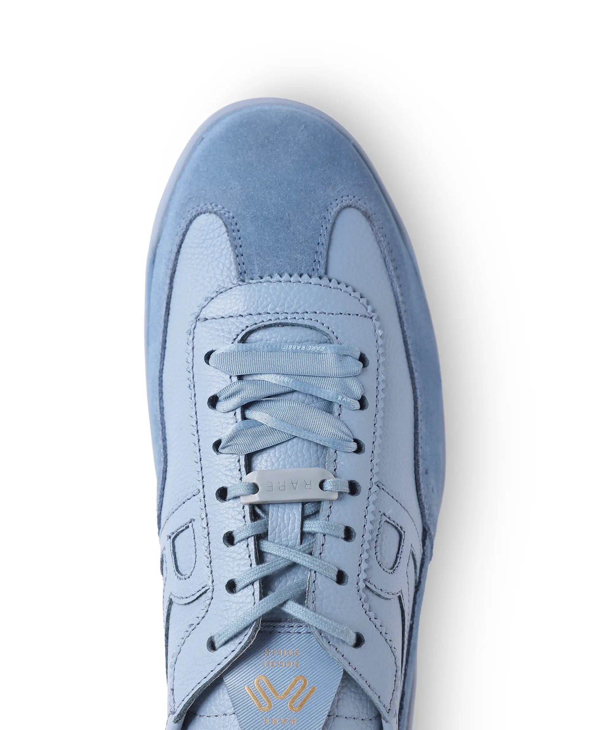 Rarez Men's Sugoi Still Primary Cobalt Leather Regular Sneaker