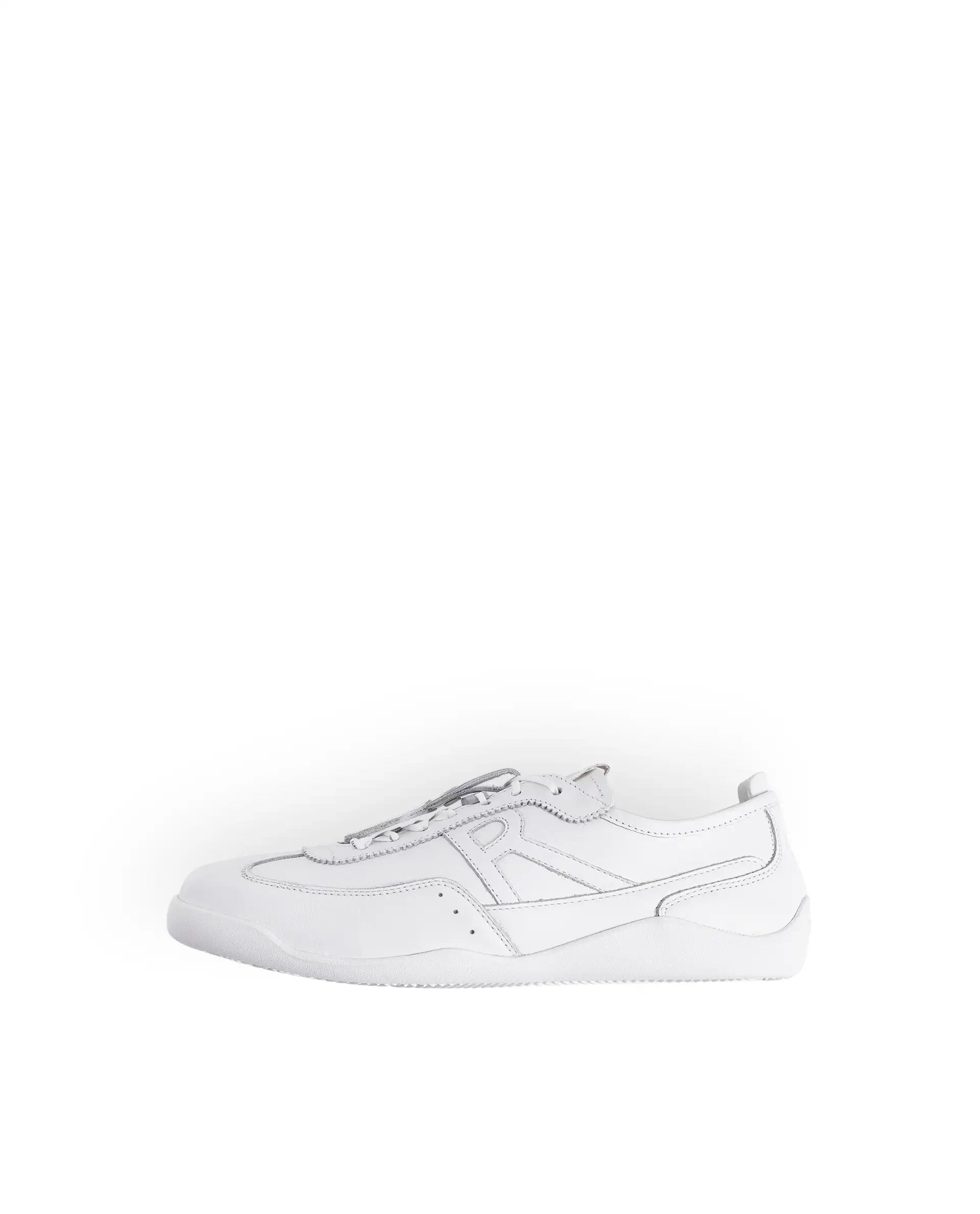 Rarez Men's Sugoi Still Primary White Leather Regular RESERVE ZERO Sneaker