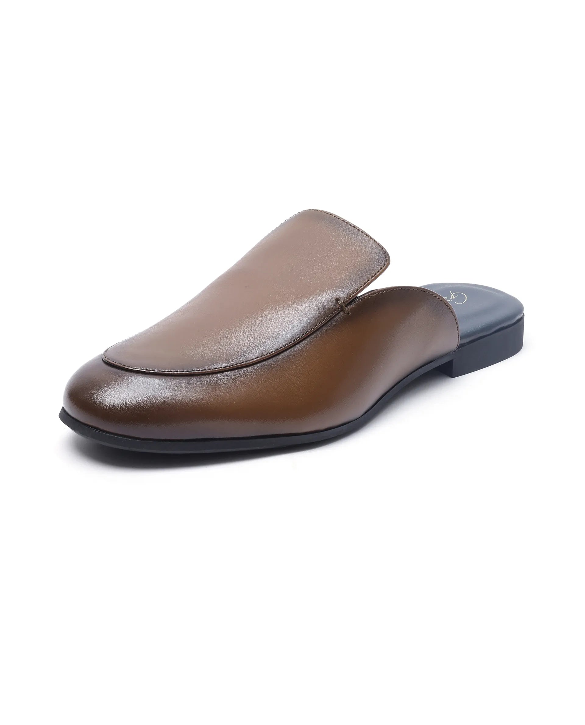 Rare Rabbit Men Sydney Cappacinno Tan Slip-On Mule