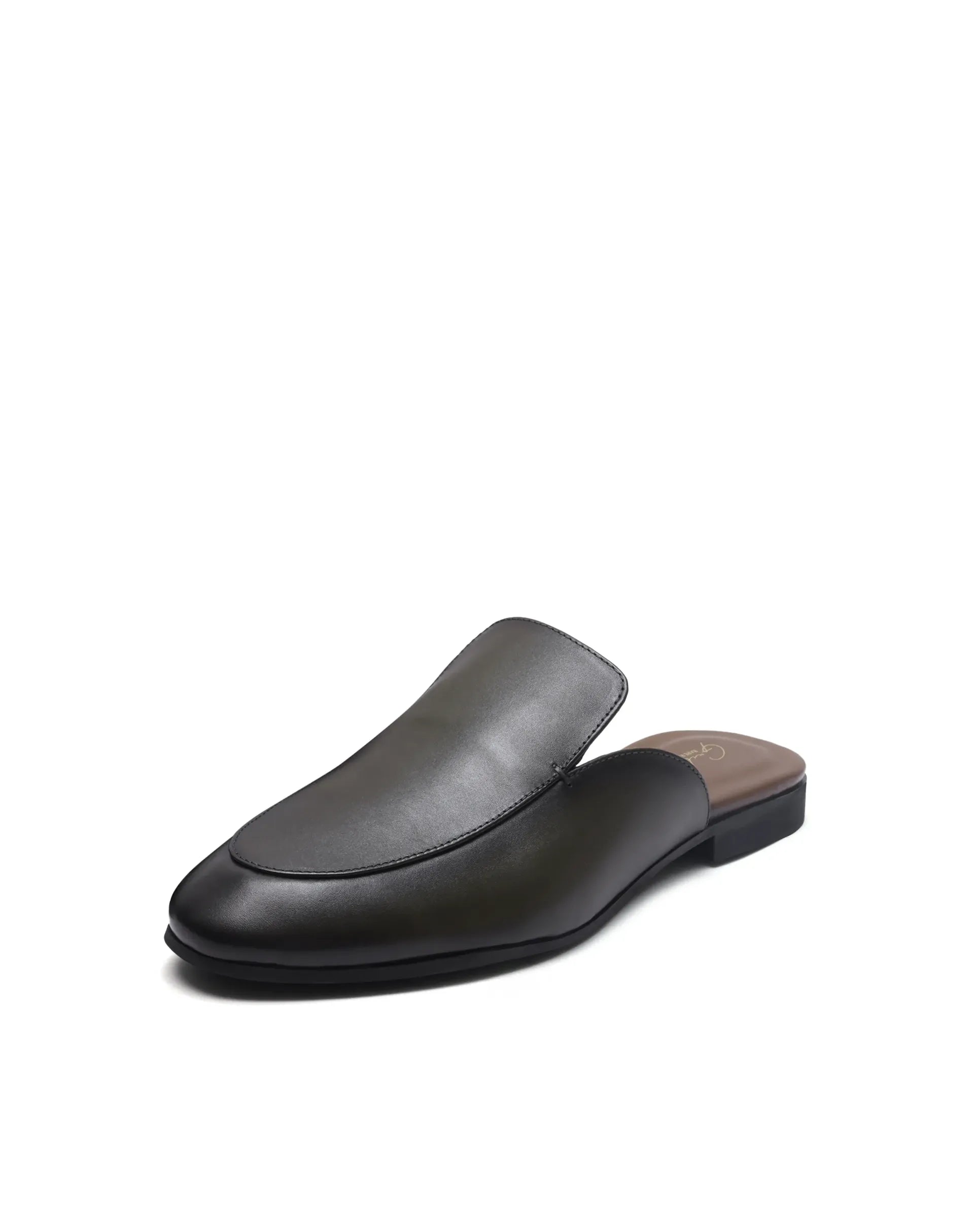 Rare Rabbit Men Sydney Dark Olive Slip-On Mule