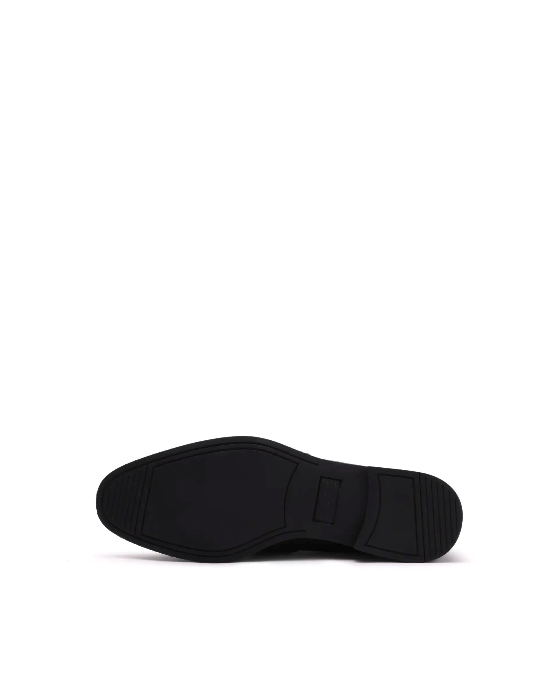 Rare Rabbit Men's Lucent Black Leather Mocassin