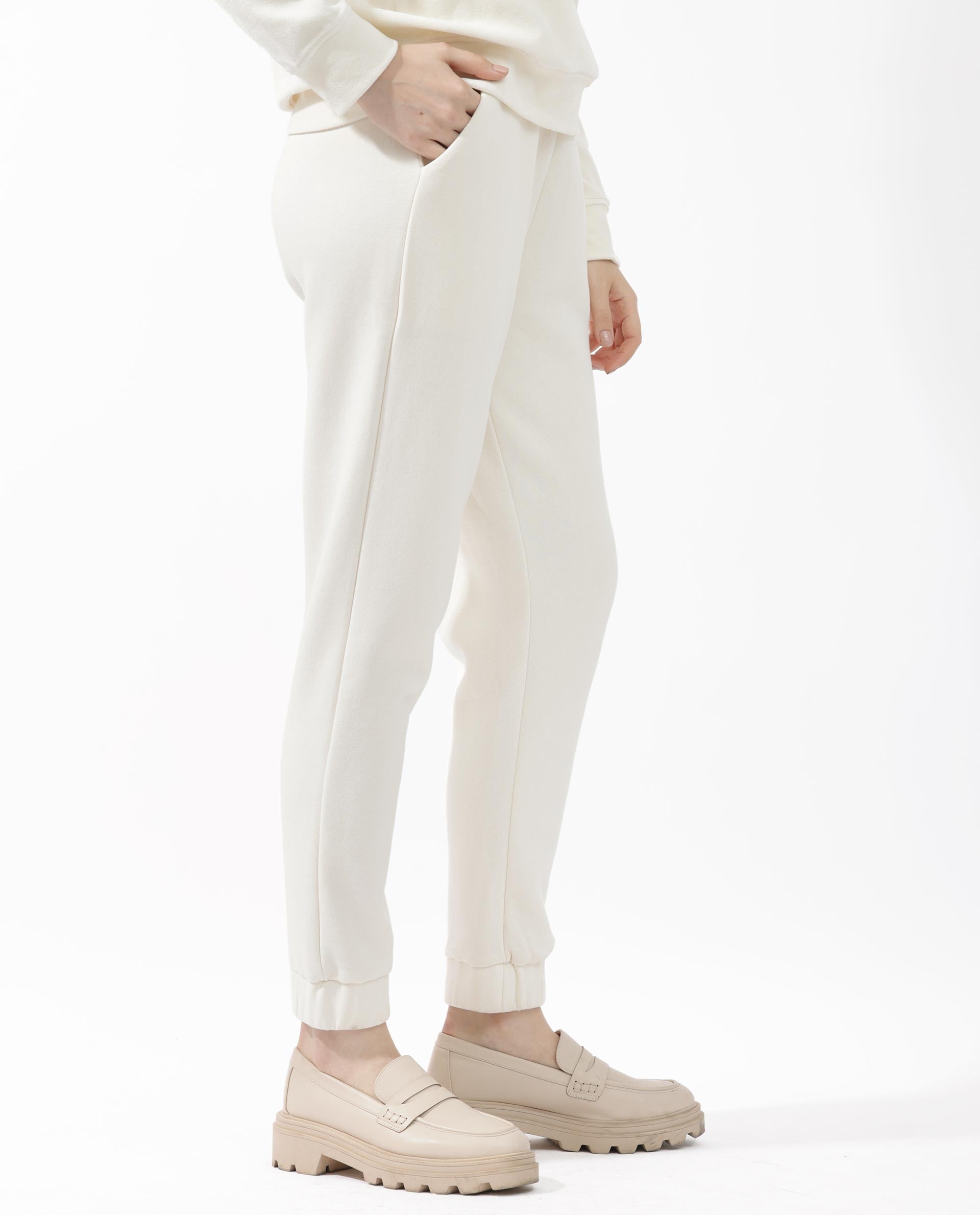 Rareism Womens Terac F Beige Track Pant Solid