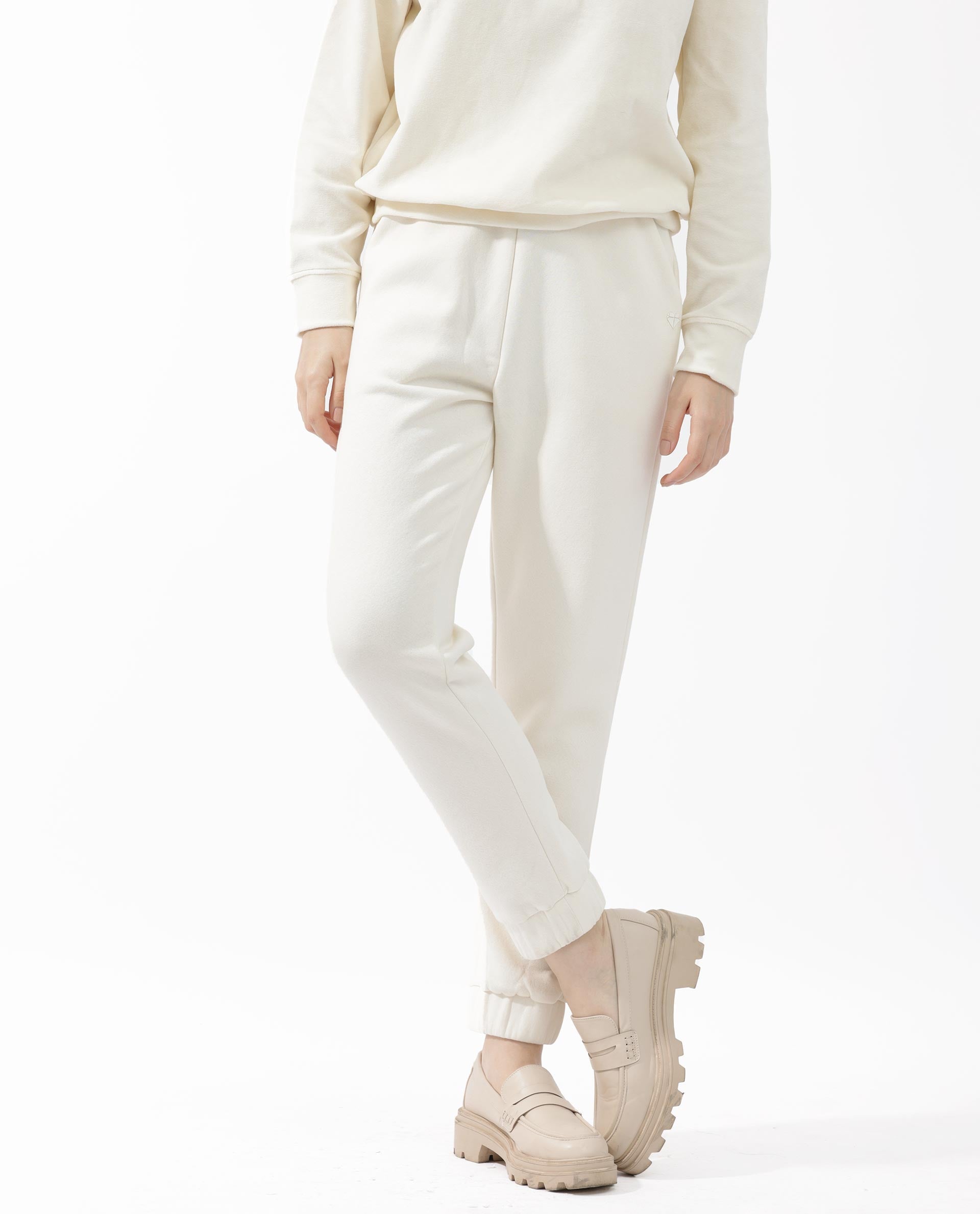 Rareism Womens Terac F Beige Track Pant Solid