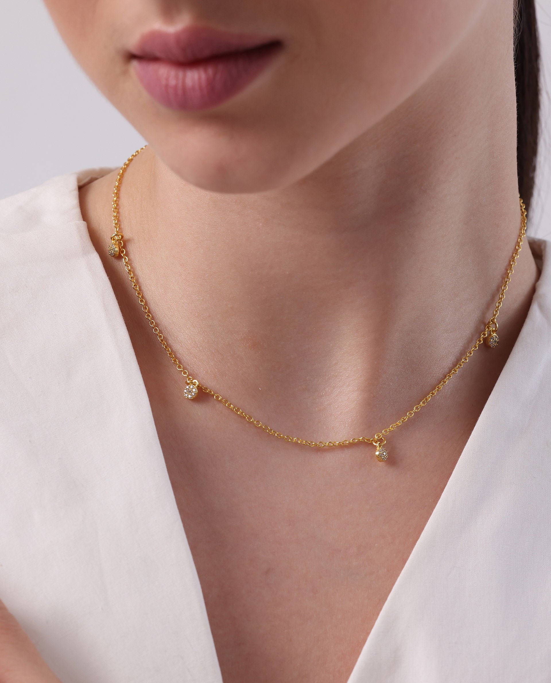 For Daily Use 14K Gold Tiny Miraculous Medal Necklace 15