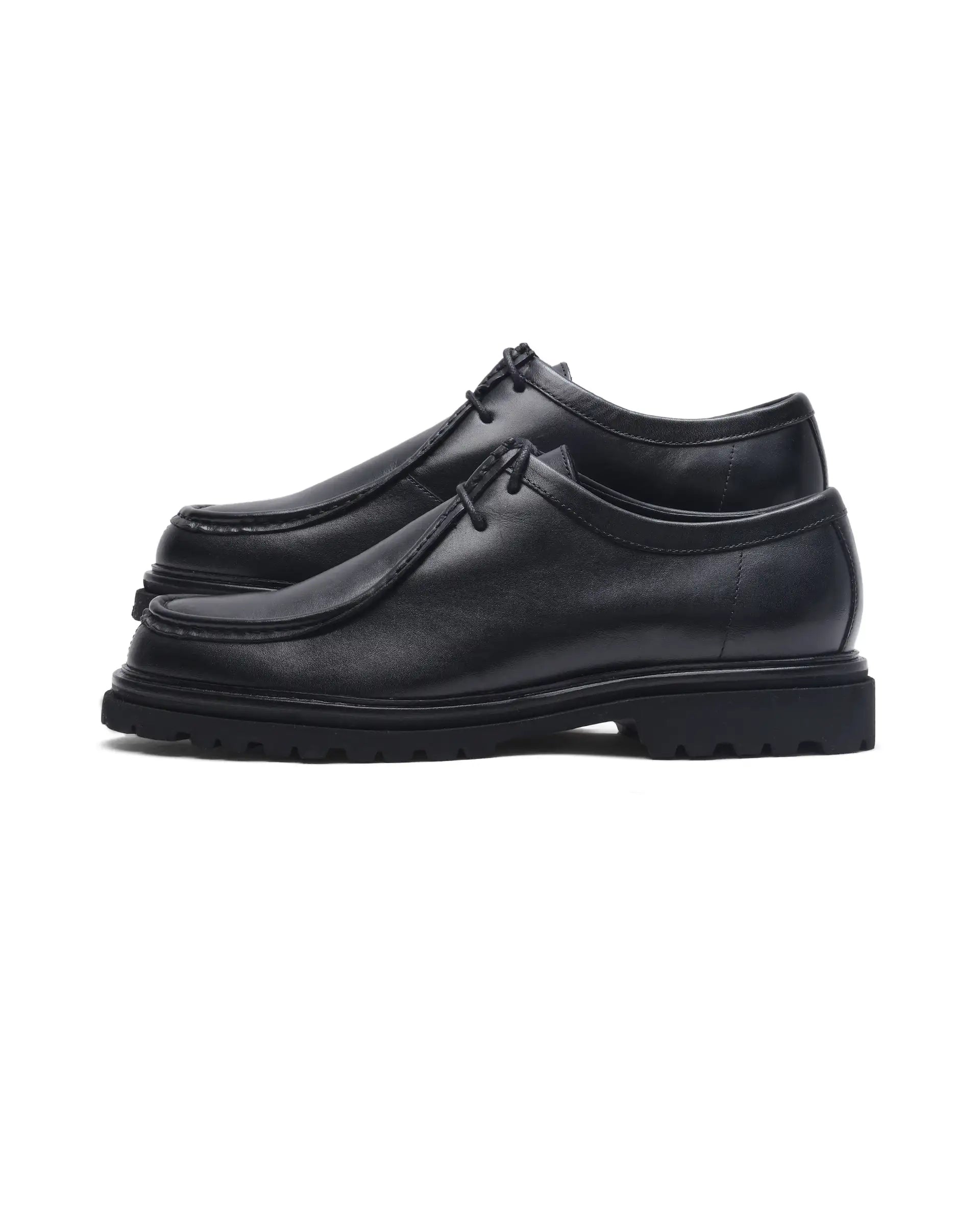 Rare Rabbit Men Torhill Black Lace-Up Shoe