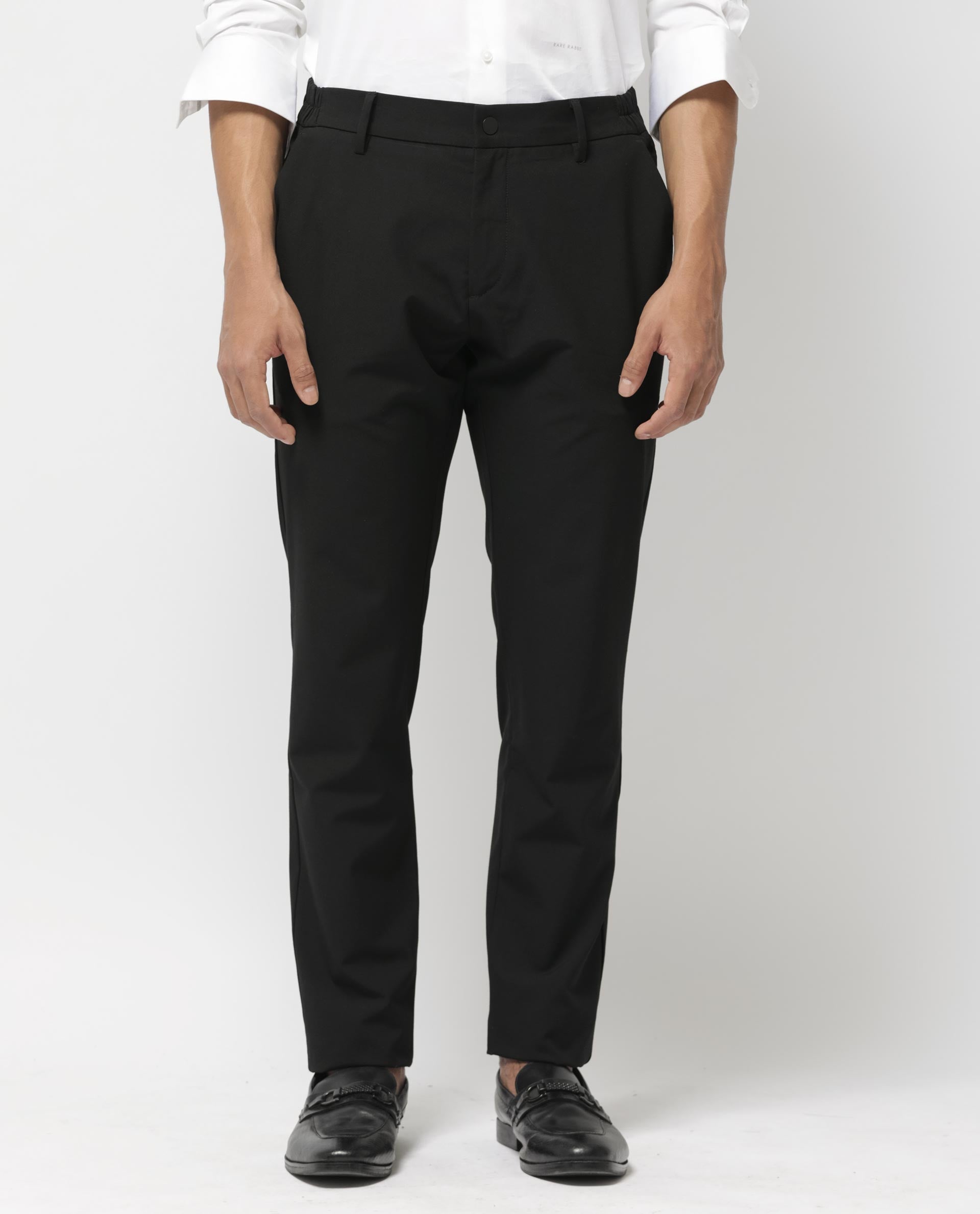 The 24 Trouser || Black | Stretch Cotton