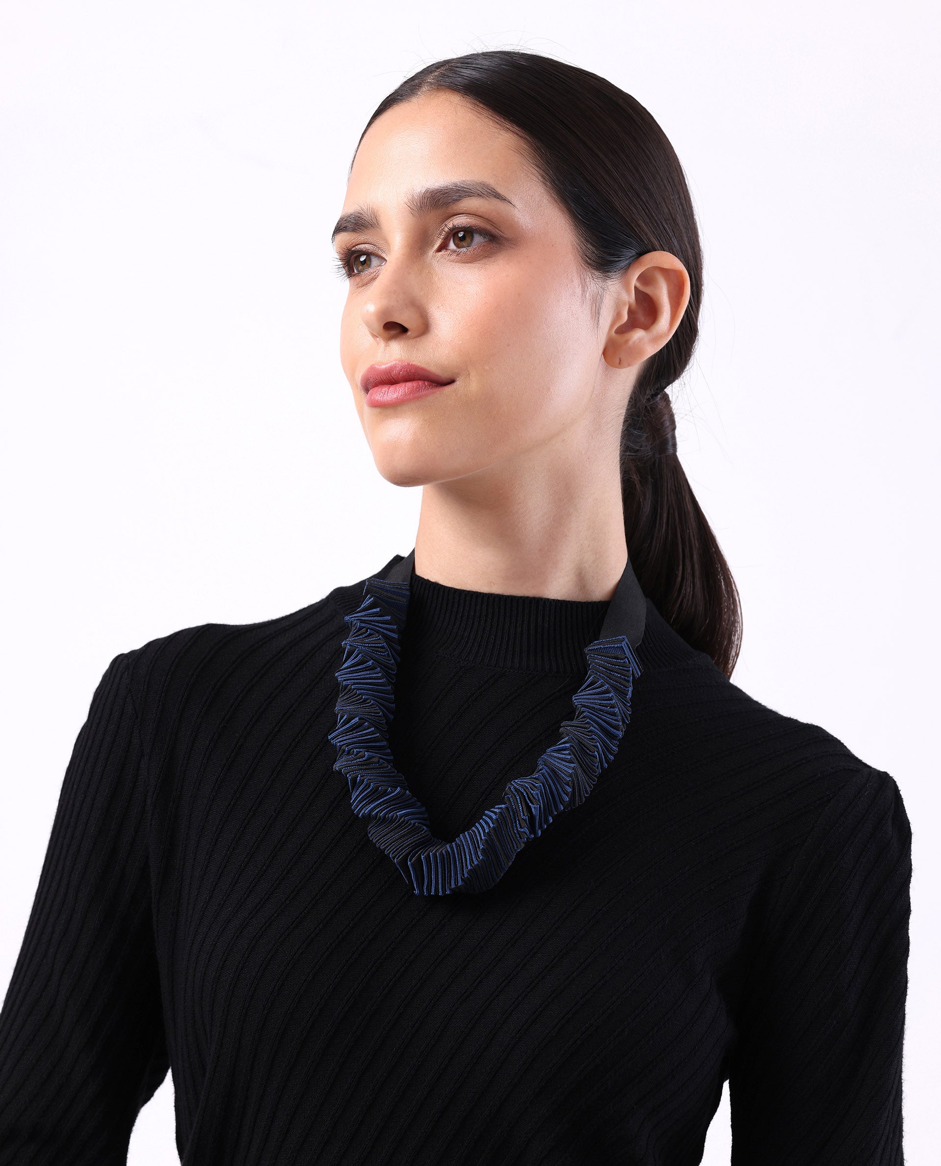 Rareism Women Tred Blue Necklace