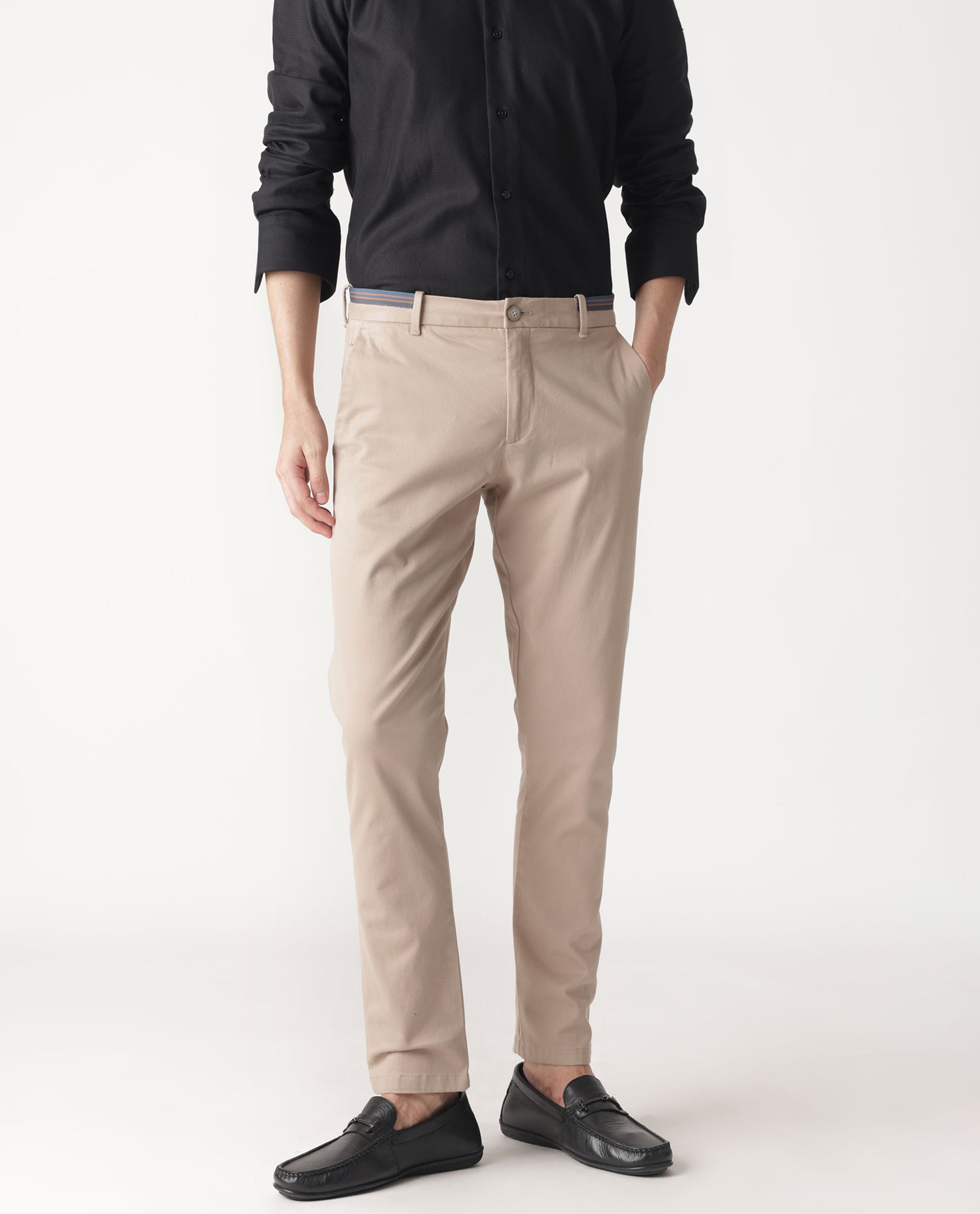 O'Connell's Khakis - plain front Cotton Twill Trousers - Oyster - Men's  Clothing, Traditional Natural shouldered clothing, preppy apparel