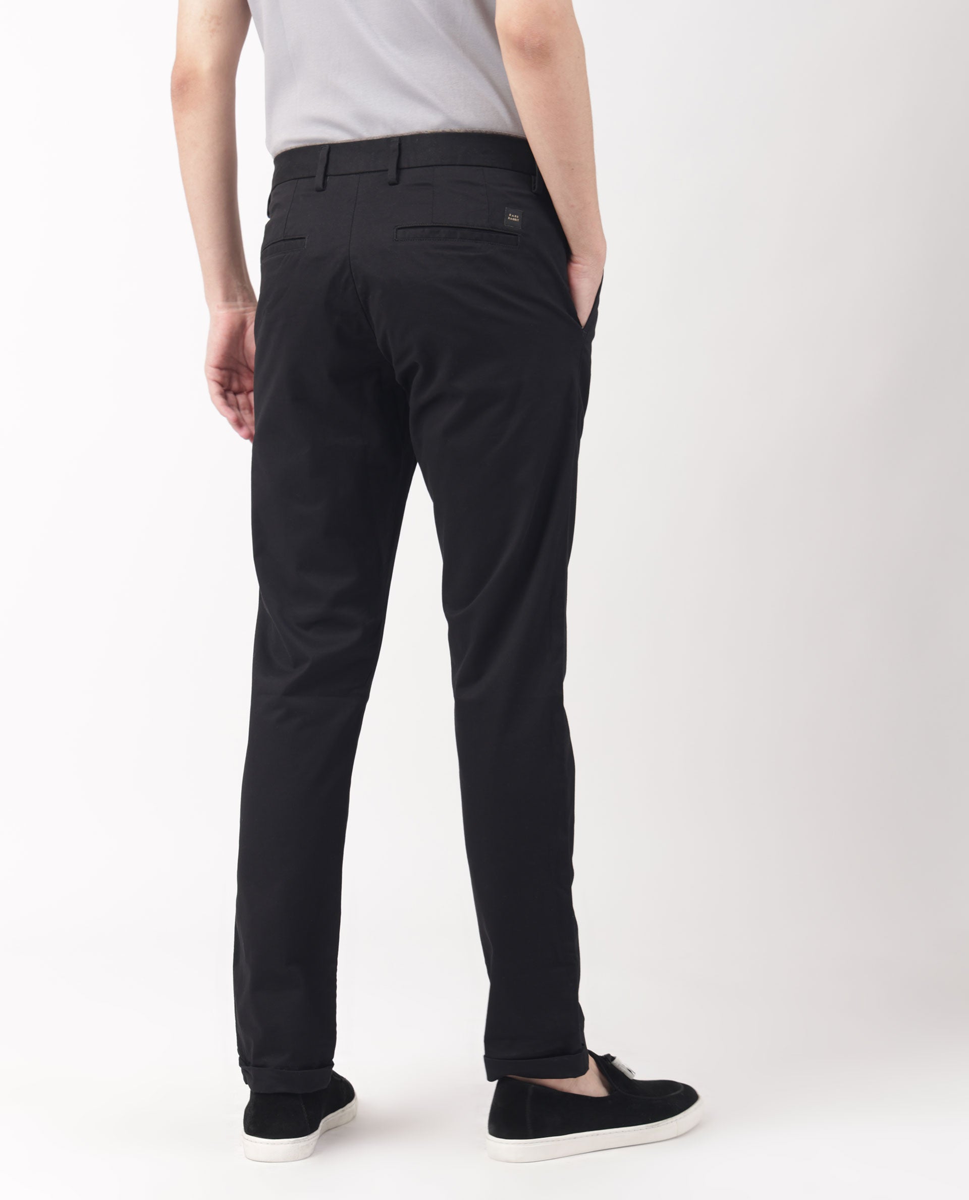 Urbano Fashion Chinos  Buy Urbano Fashion Men Dark Grey Cotton Slim Fit  Casual Chinos Trousers Stretch Online  Nykaa Fashion