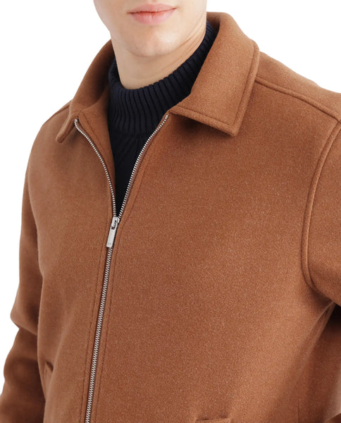 Buy Tweeder-2 - Brown Relaxed Fit Plain Jacket| Rare Rabbit