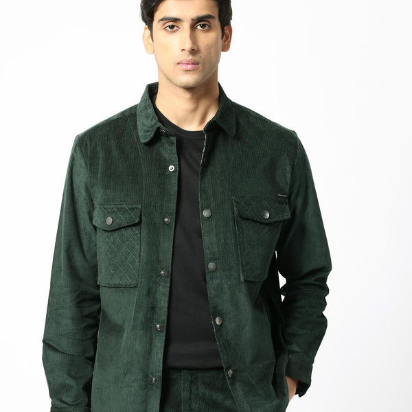 Green corduroy cheap jacket mens