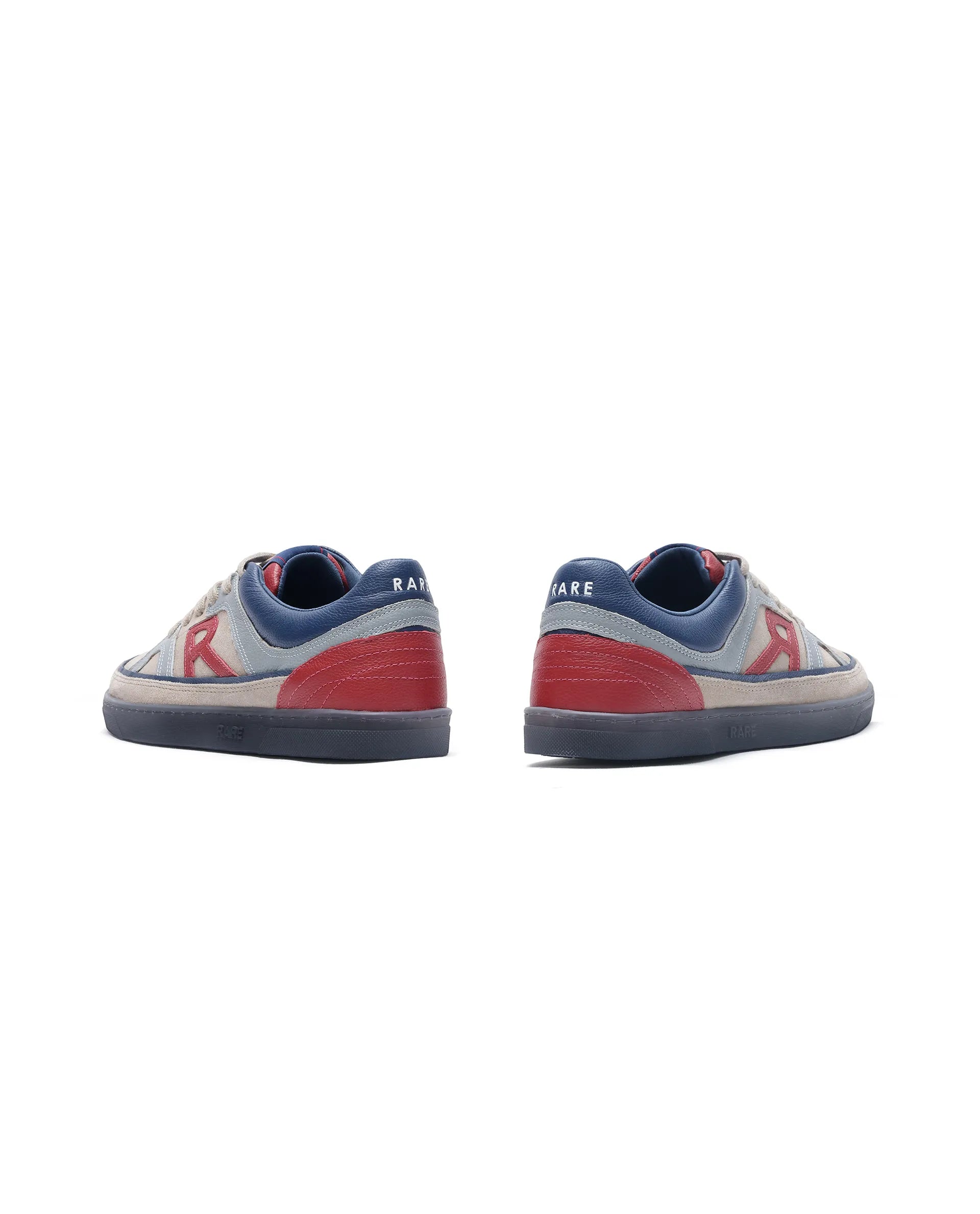 Rare Rabbit Men's Vale Beige Leather Lace-Up Closure Sneaker