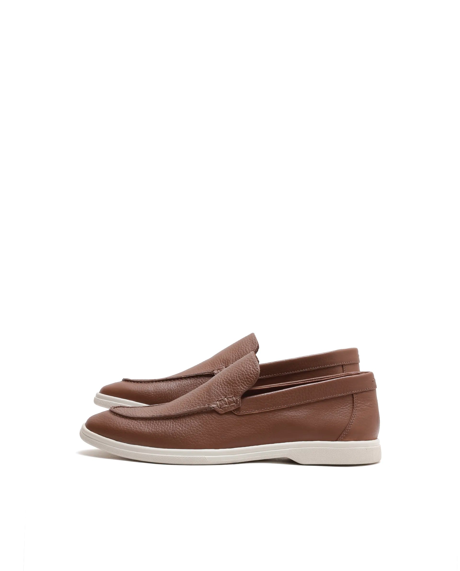 Rarez Men's Velour-L Primary Tan Leather Regular Loafers