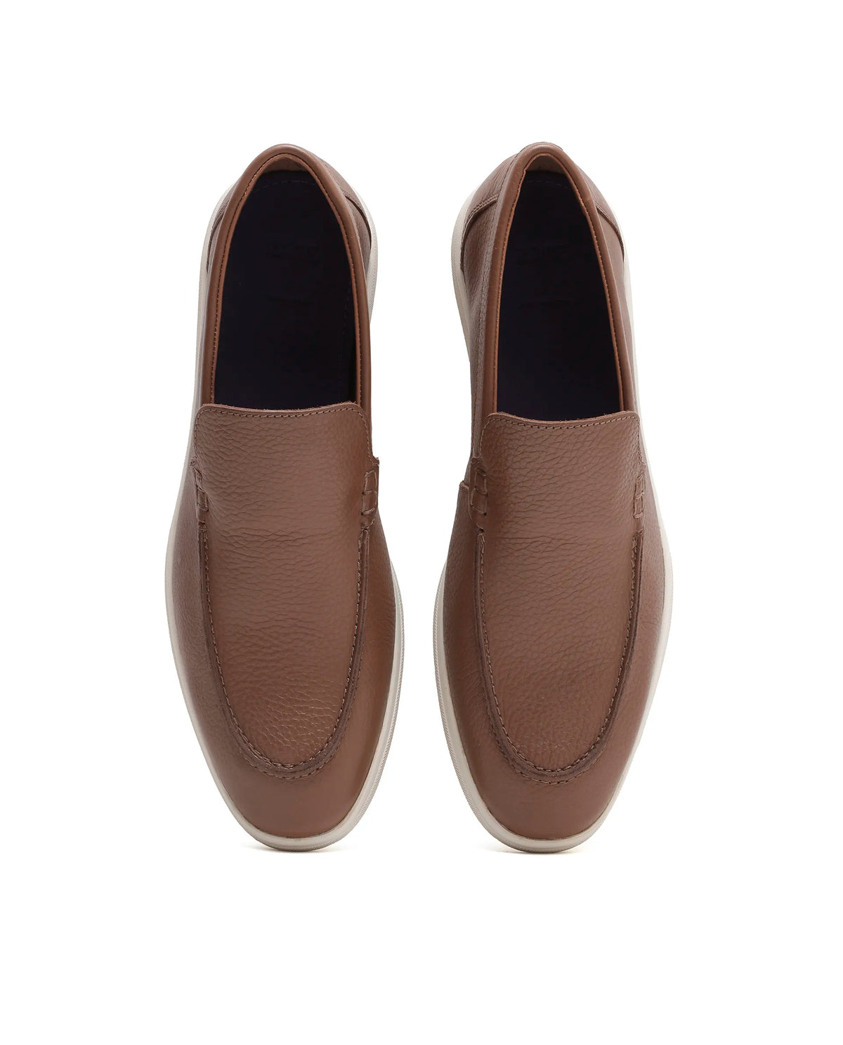 Rarez Men's Velour-L Primary Tan Leather Regular Loafers