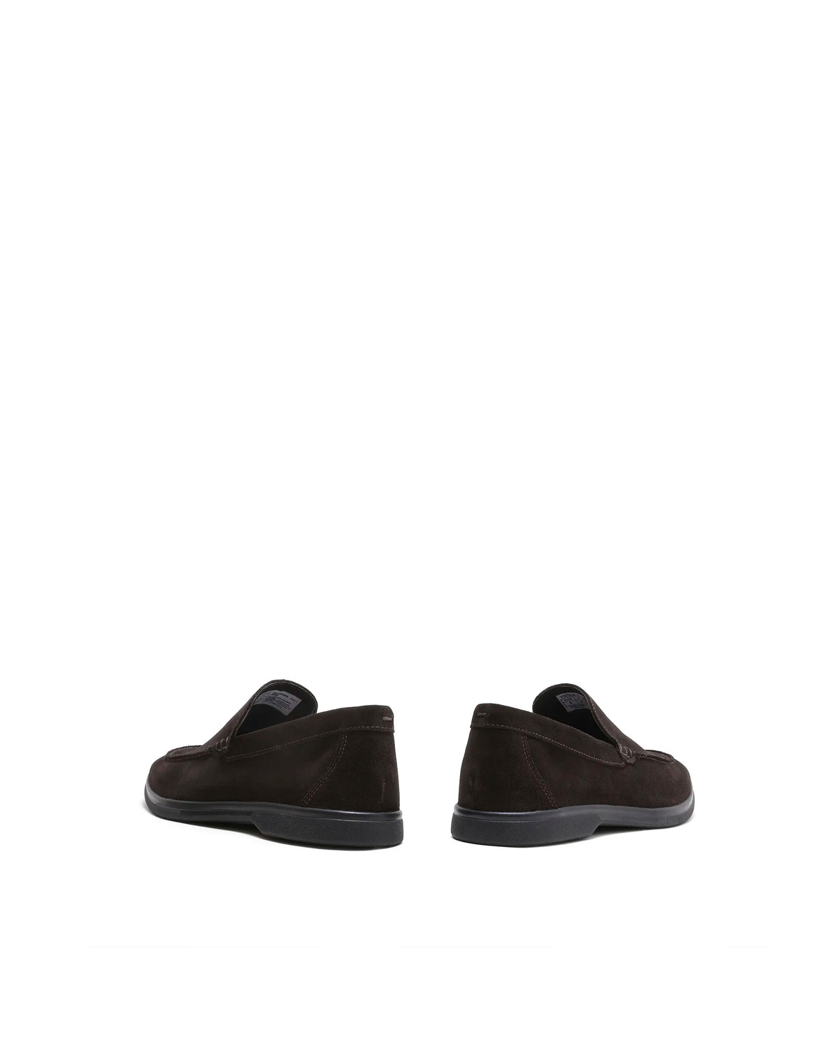 Rarez Mens Velour-S Coffee Leather Mocassin
