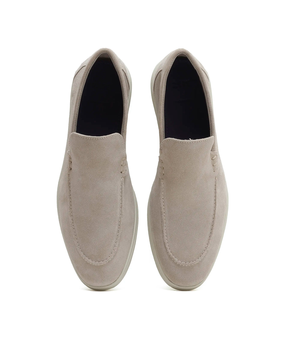 Rarez Mens Velour-S Sand Leather Mocassin