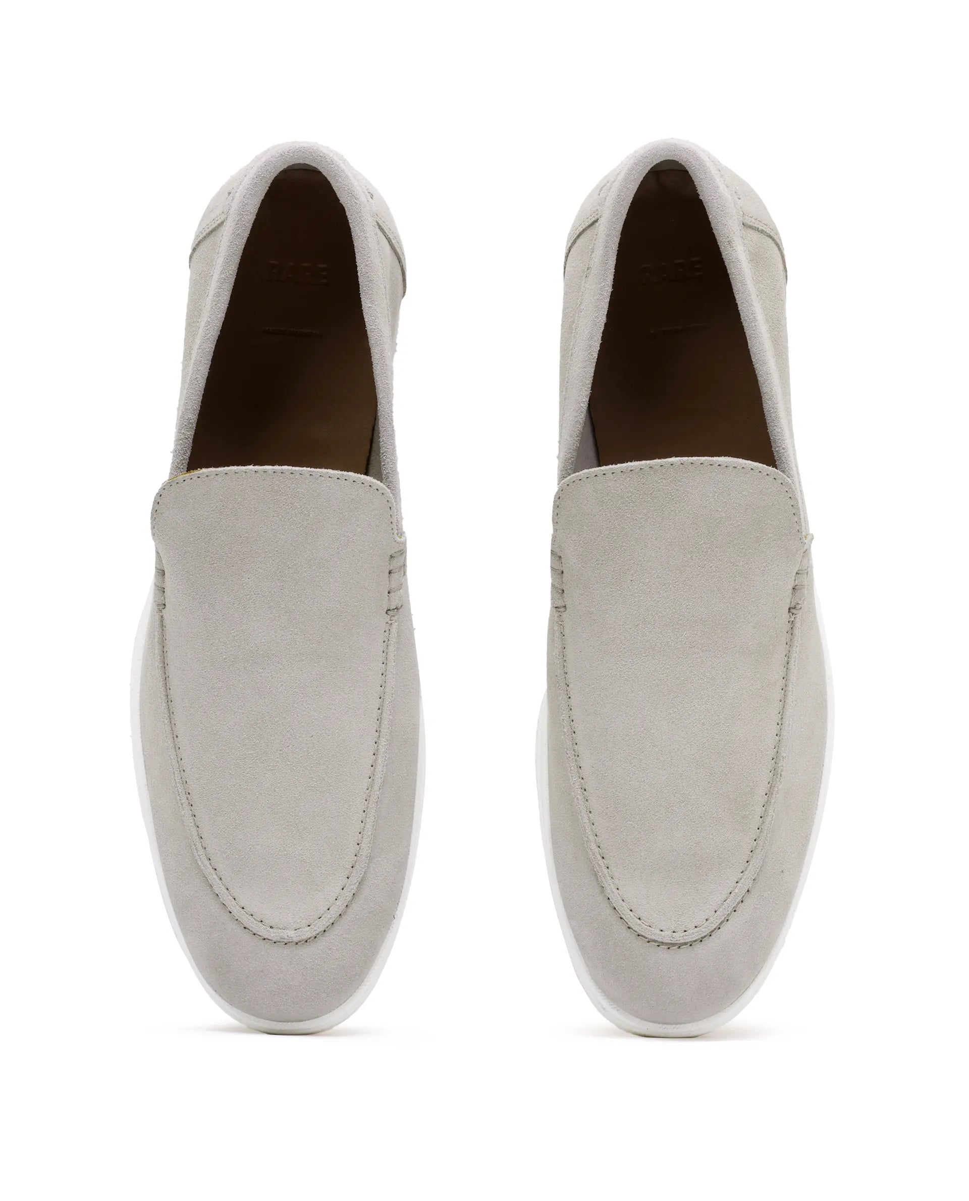 Rare Rabbit Men Velour Sand Suede Leather Slip-On Closure Loafer