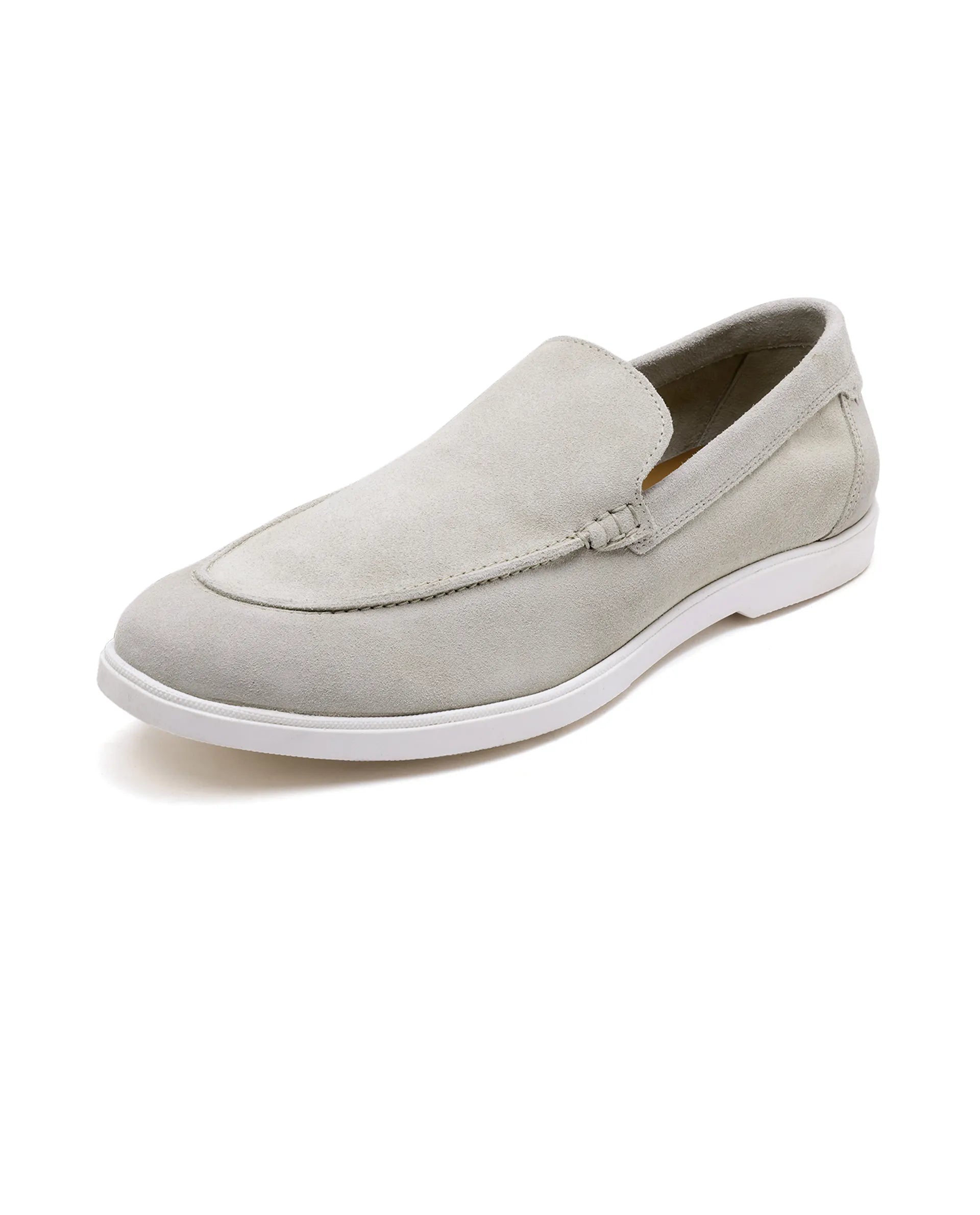 Rare Rabbit Men Velour Sand Suede Leather Slip-On Closure Loafer