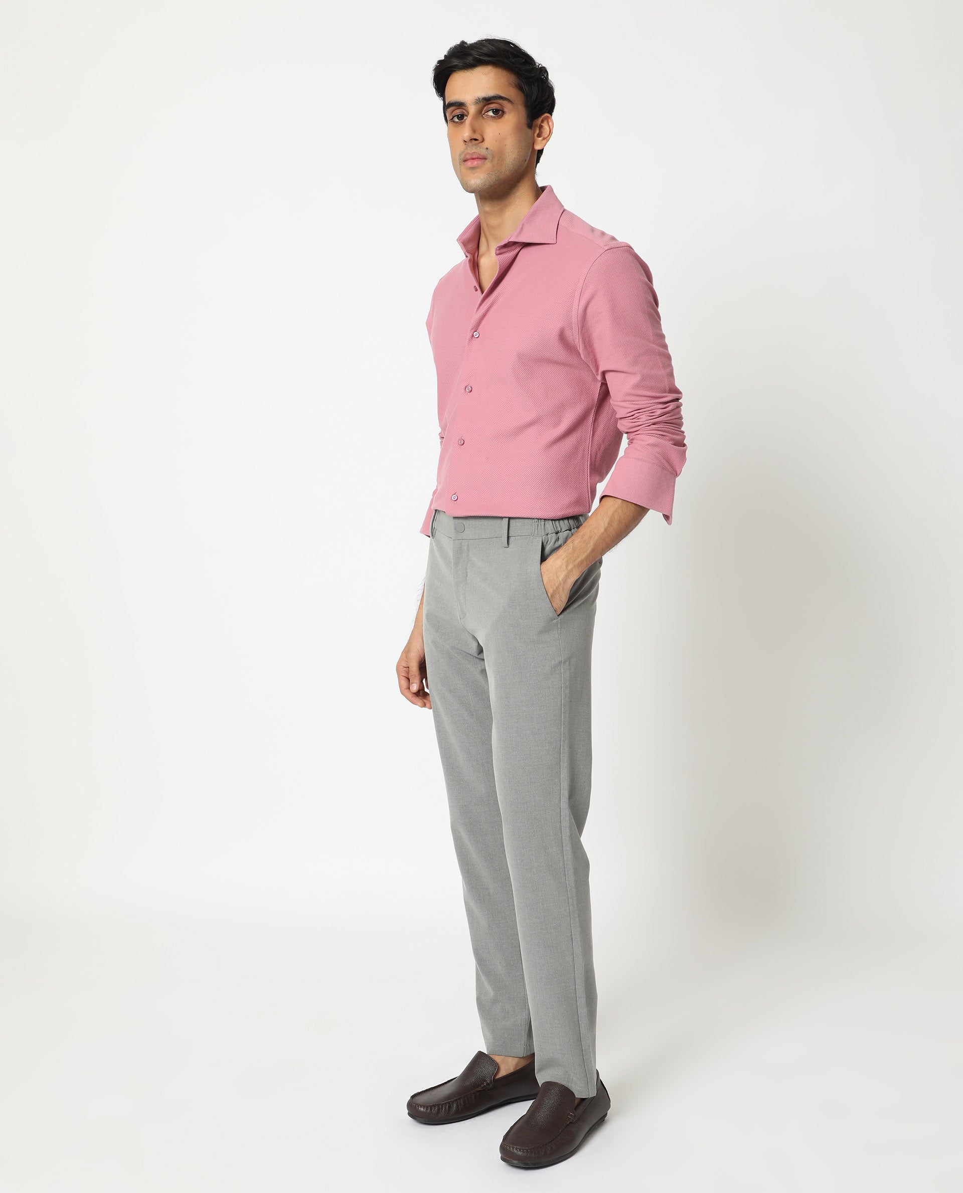 Shop Pink Shirt And Gray Pants | UP TO 56% OFF