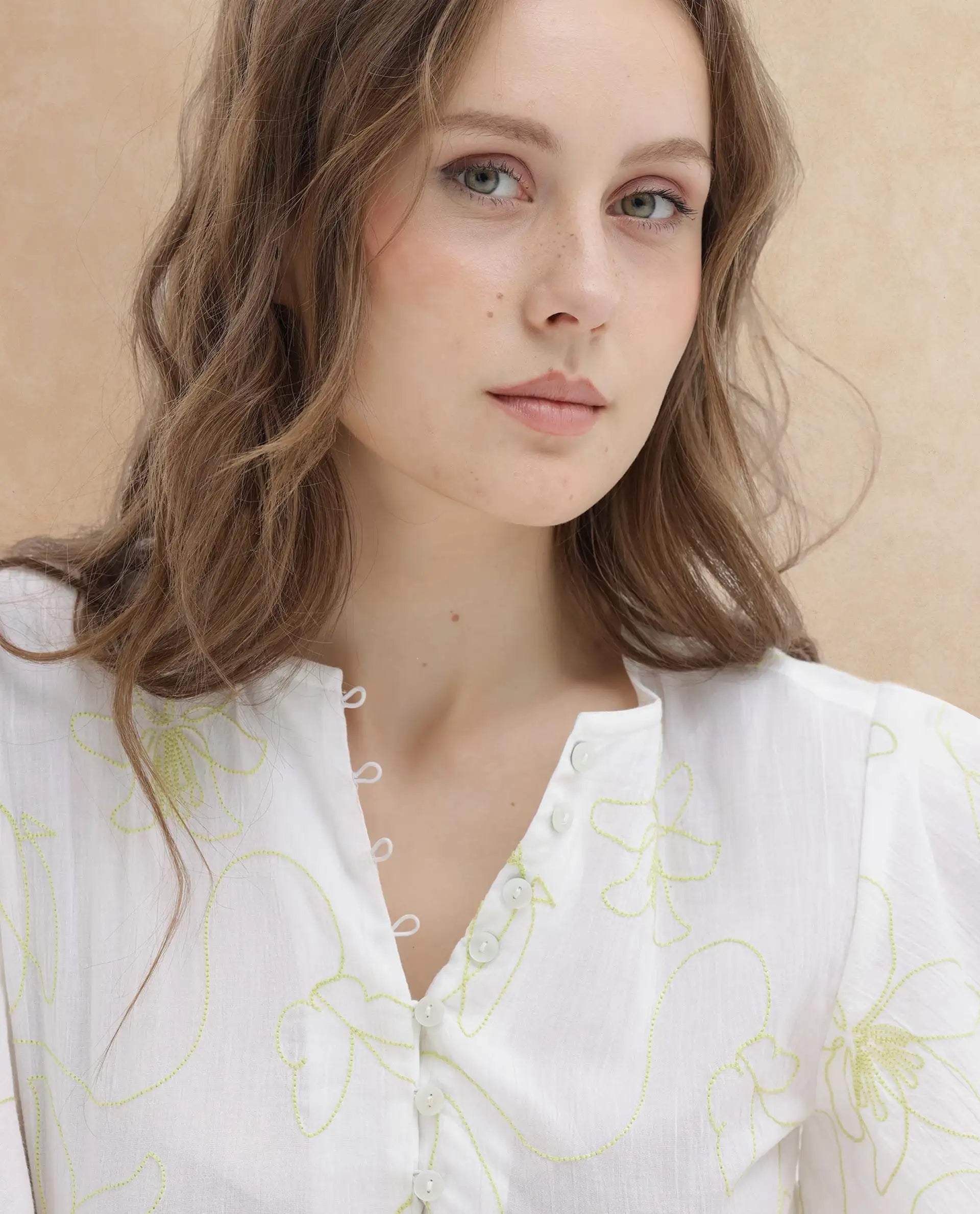 Rareism Womens Vera White Dress Short Sleeve Solid