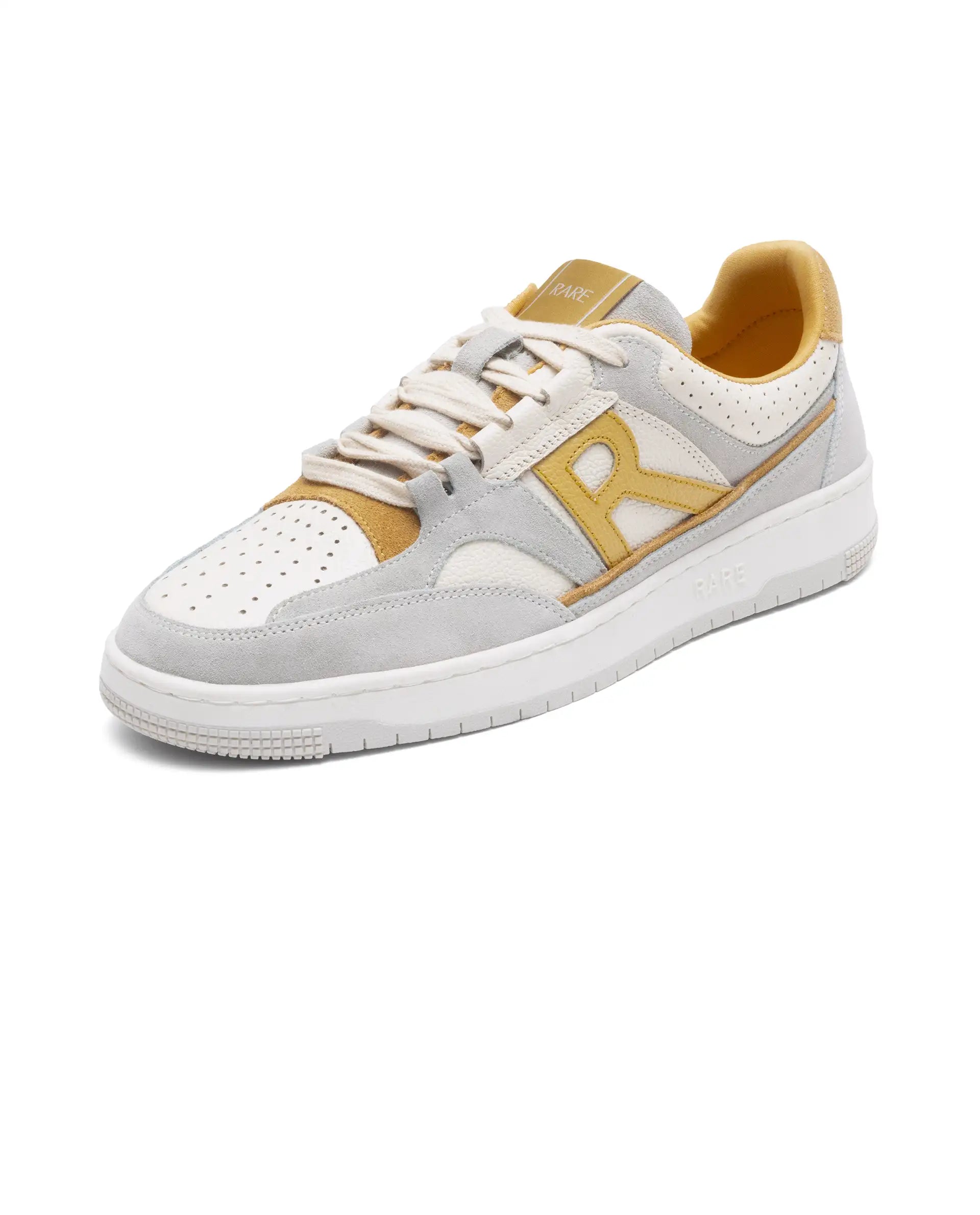 Rare Rabbit Men's Volga Grey Plain Shoes