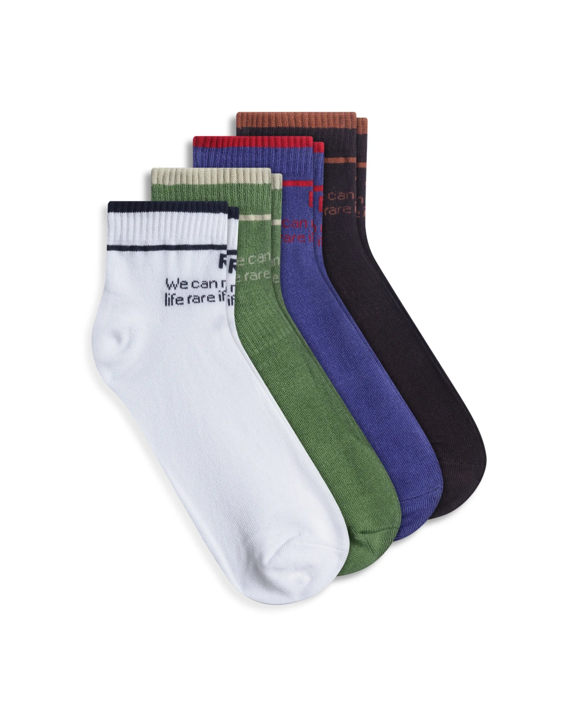 Rare Rabbit Men Week Assorted High Ankle Socks