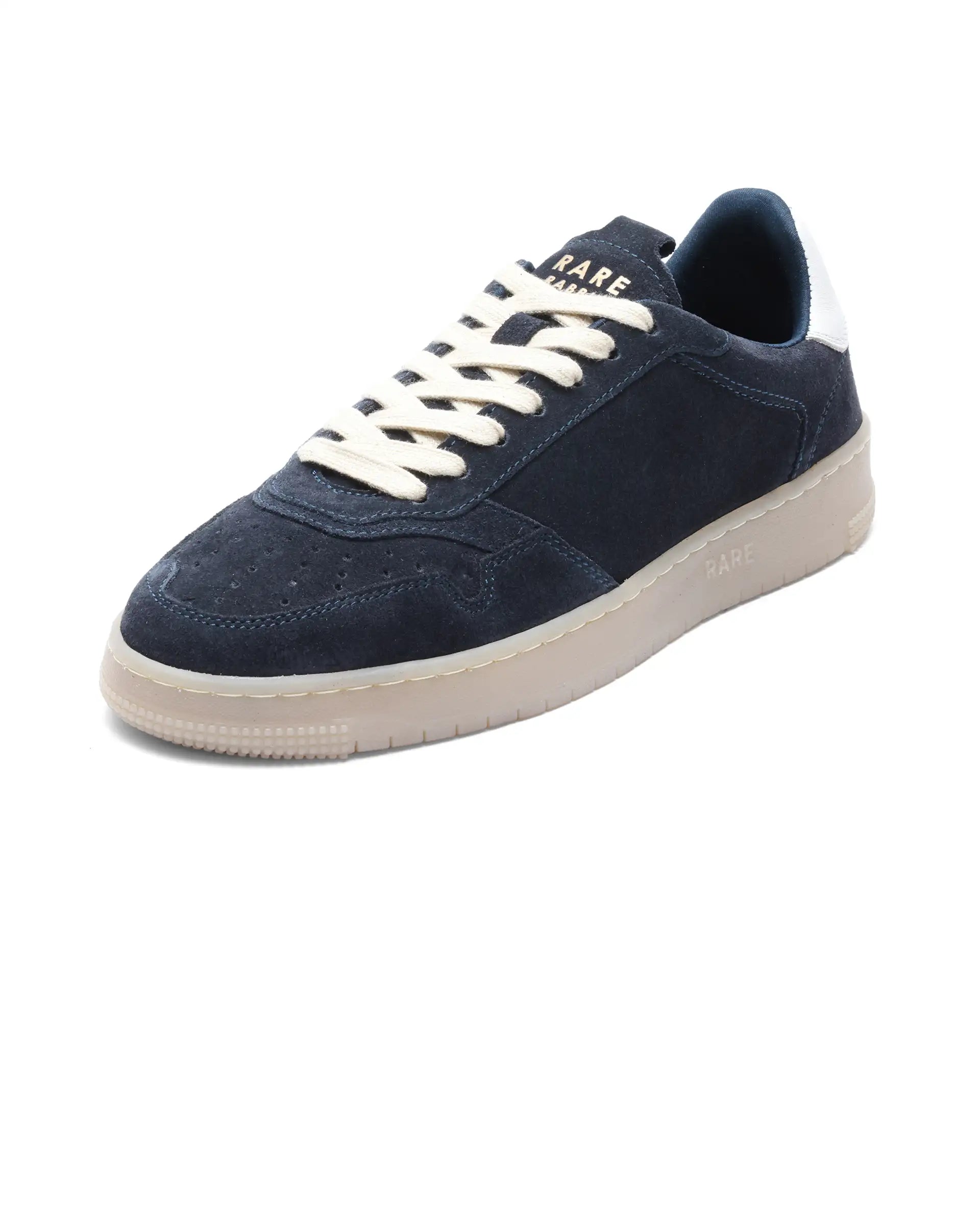 Rare Rabbit Men's Woolton-2 Navy Lace-Up Closure Sneaker